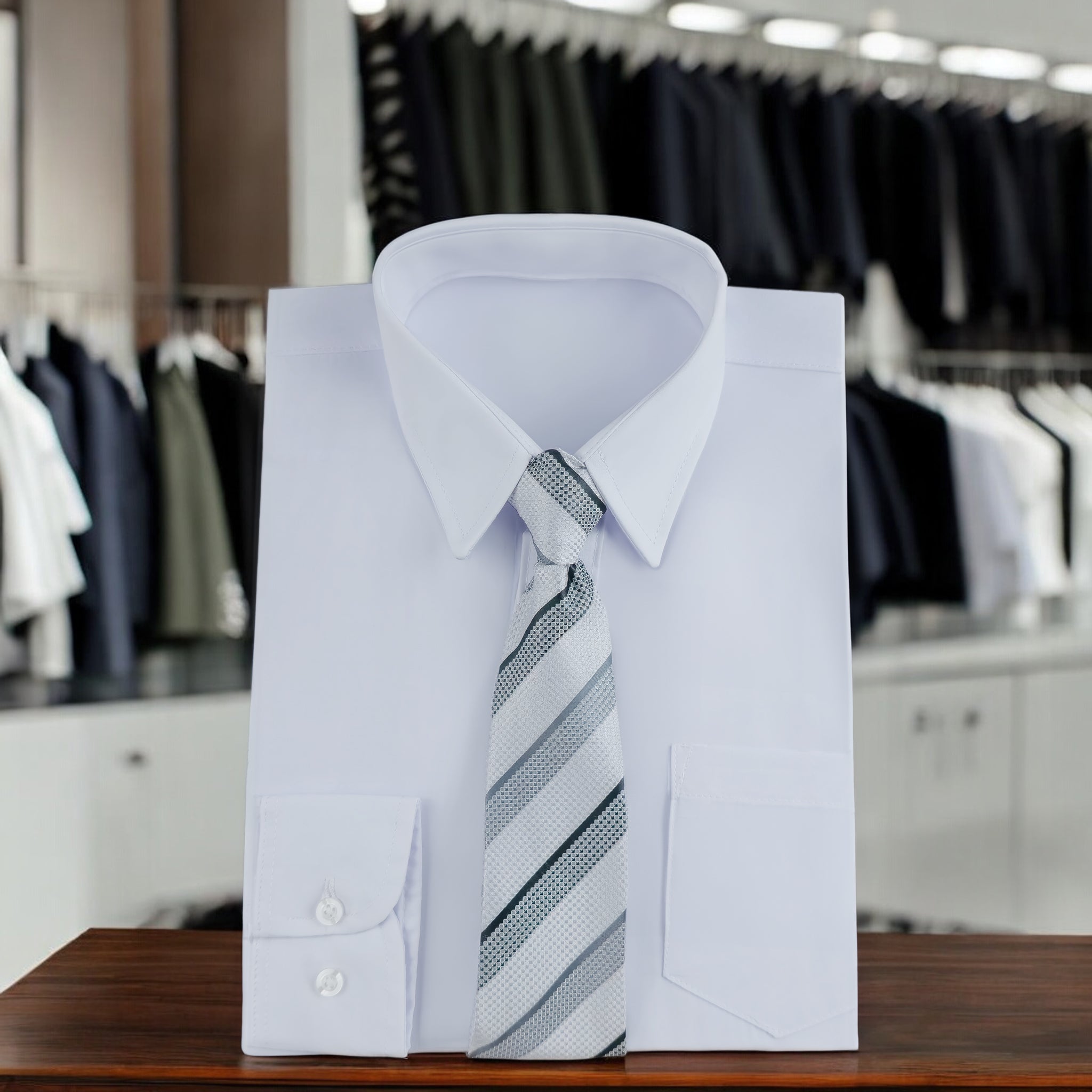 Camisa Manga Larga Blanco