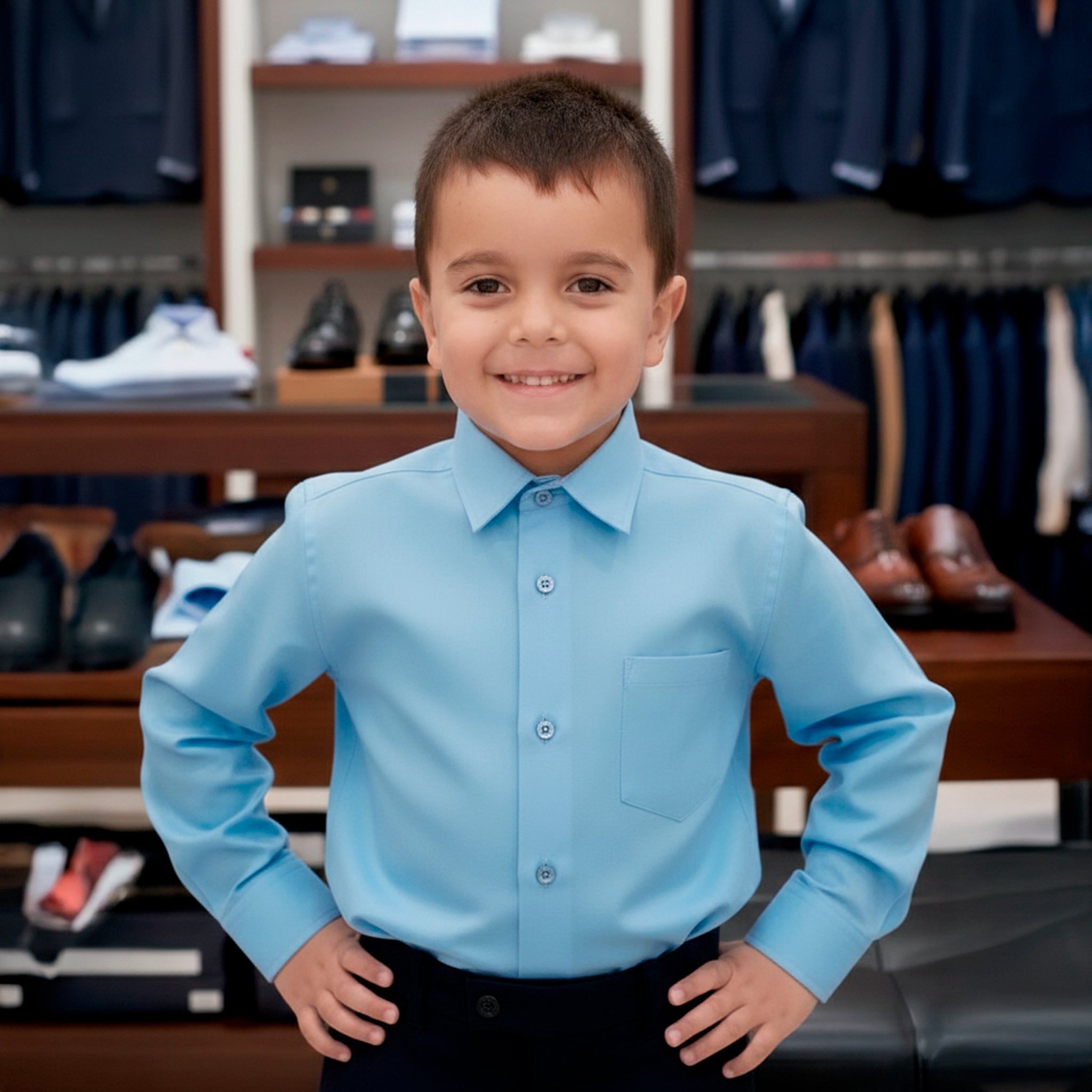 Camisa Manga Larga Cielo