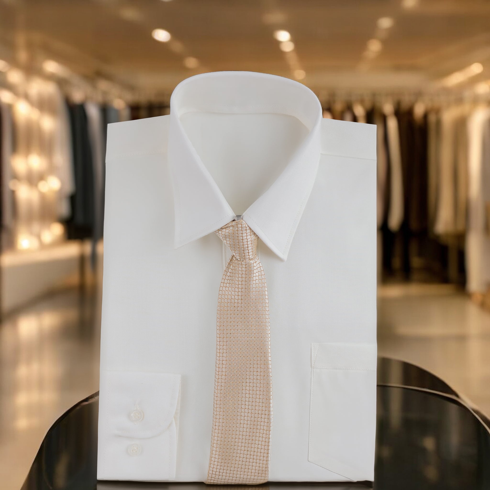 Camisa Manga Larga Hueso