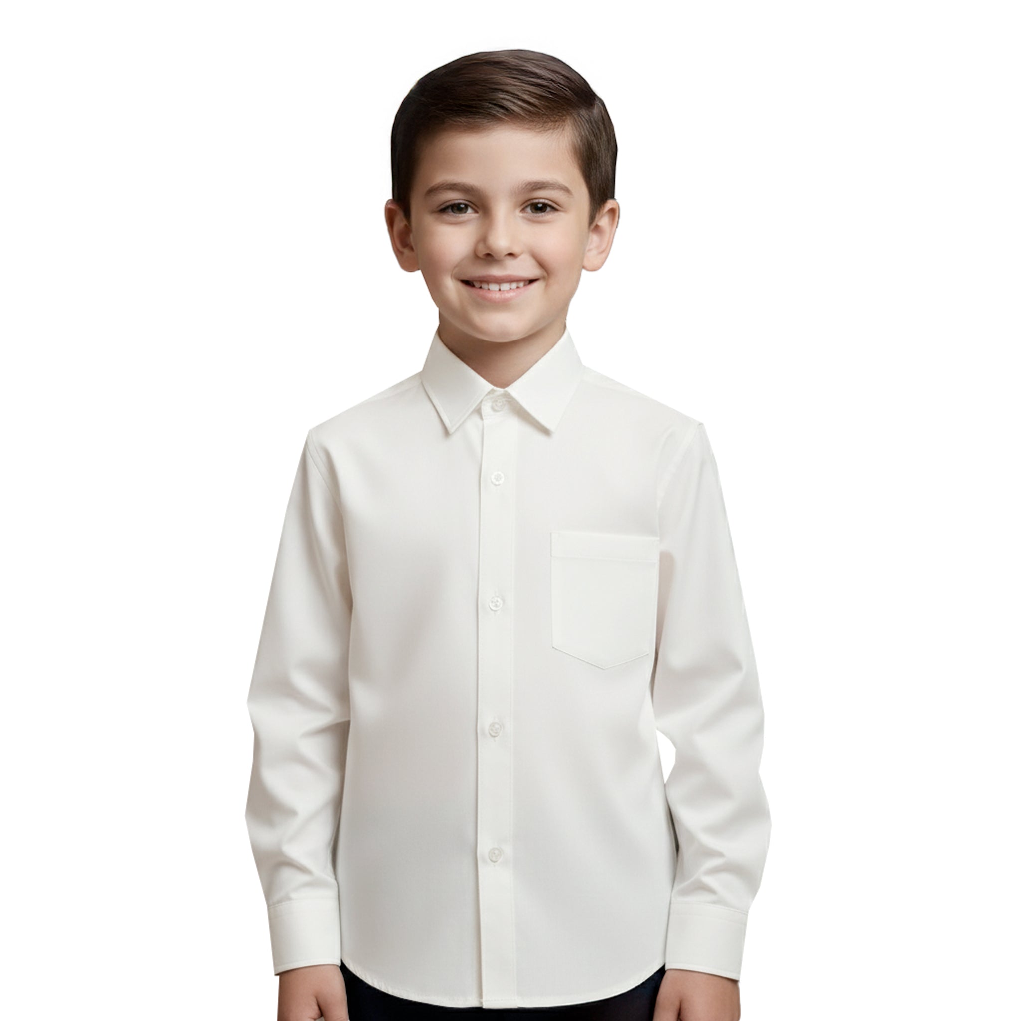 Camisa Manga Larga Hueso