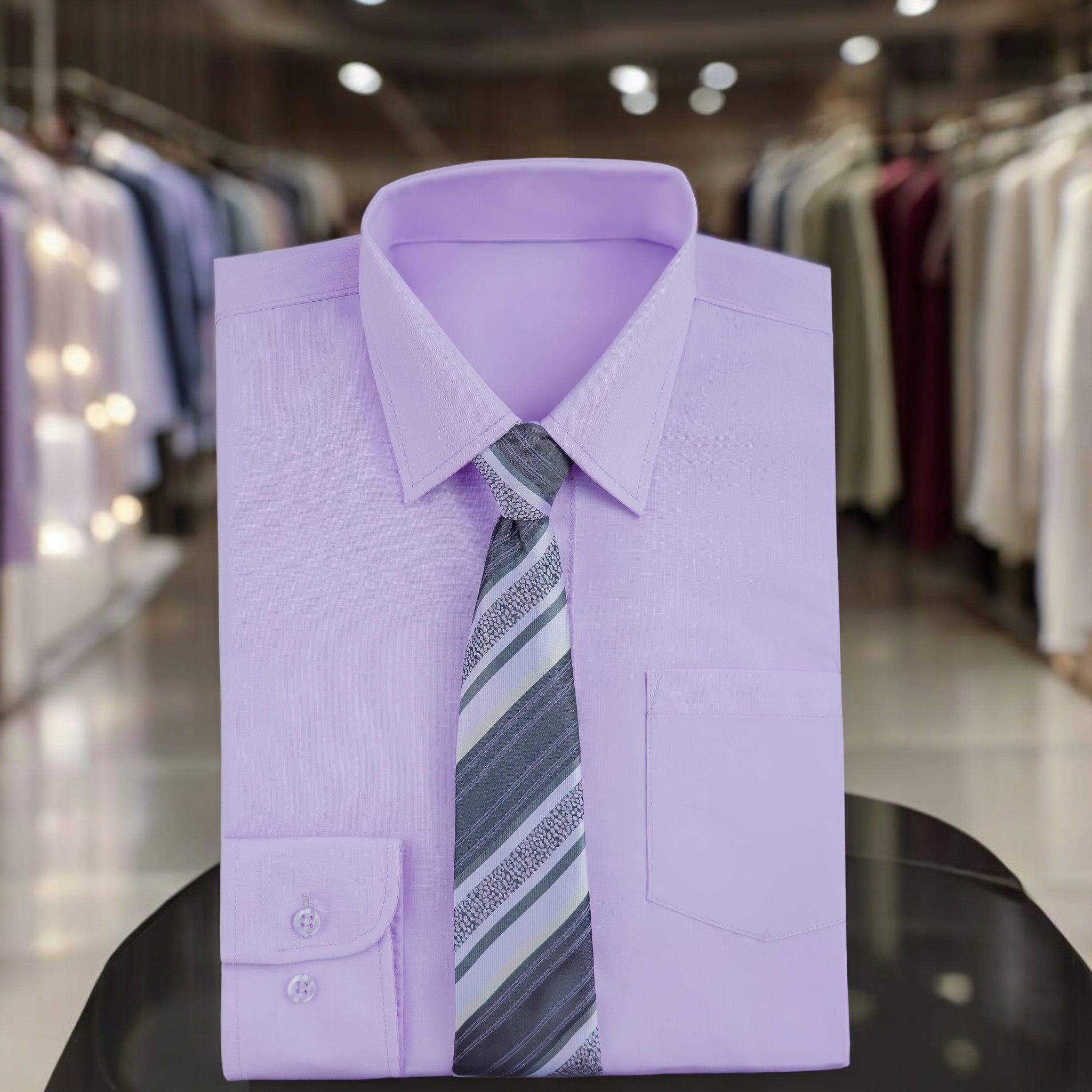 Camisa Manga Larga Lila