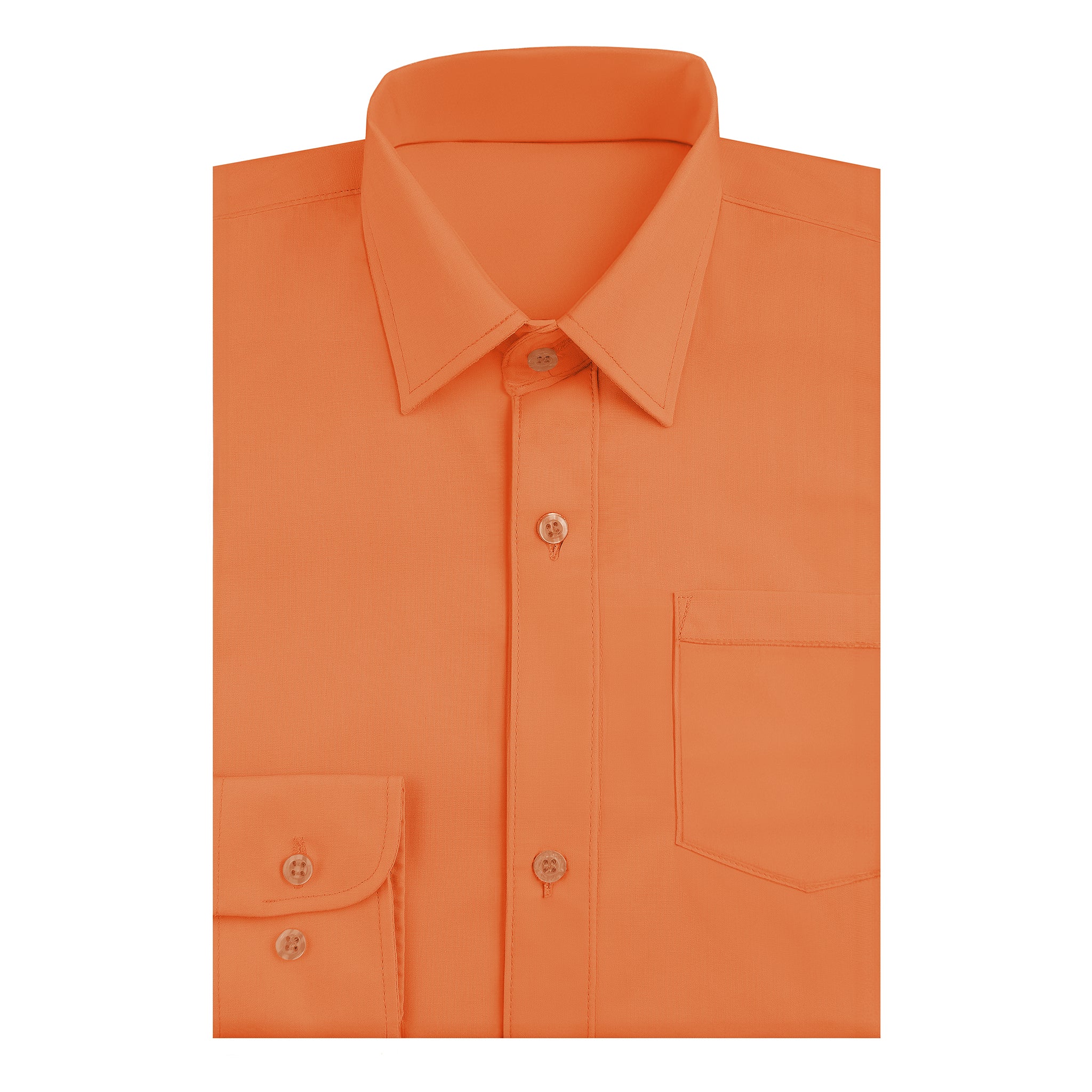 Camisa Manga Larga Naranja/Intenso