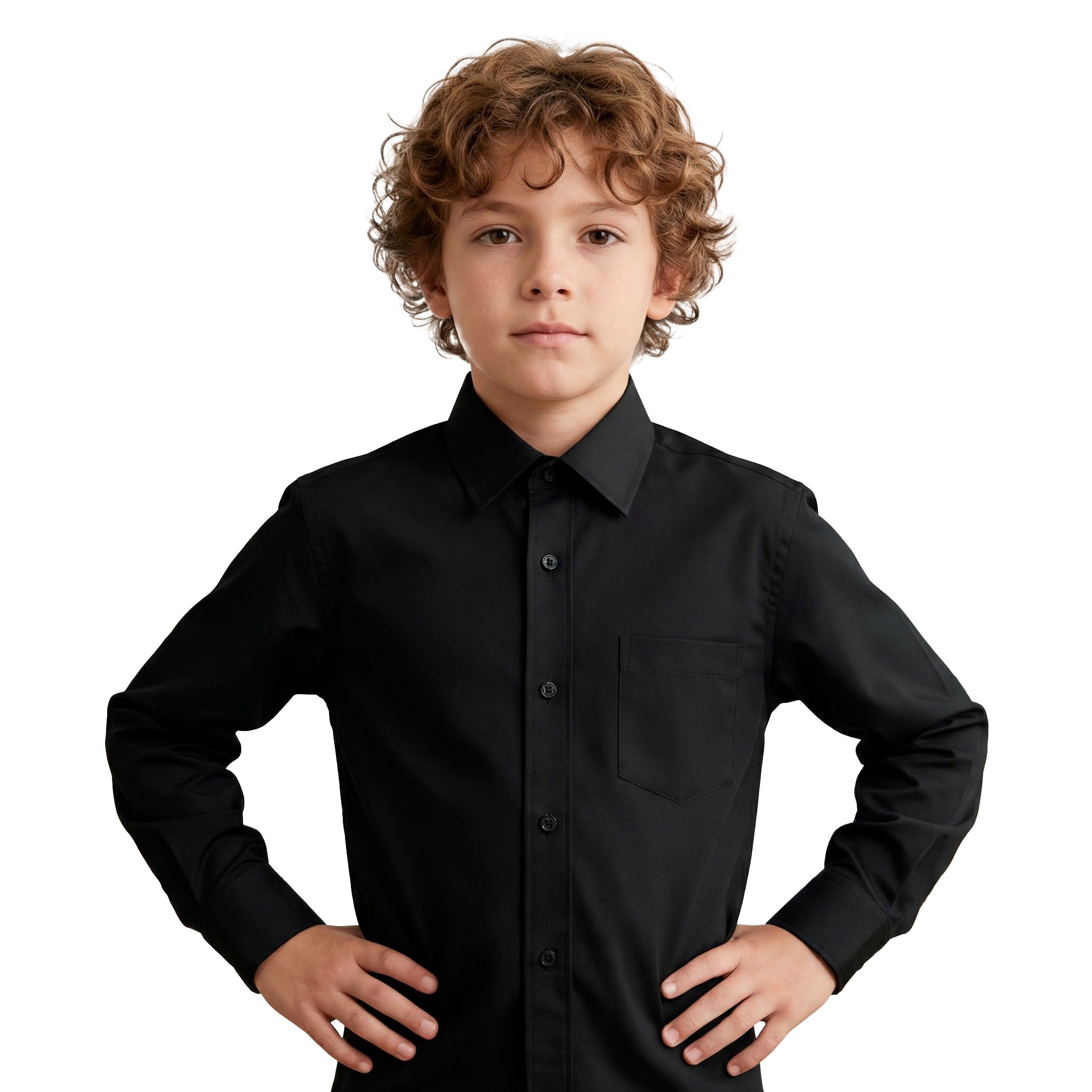 Camisa Manga Larga Negro