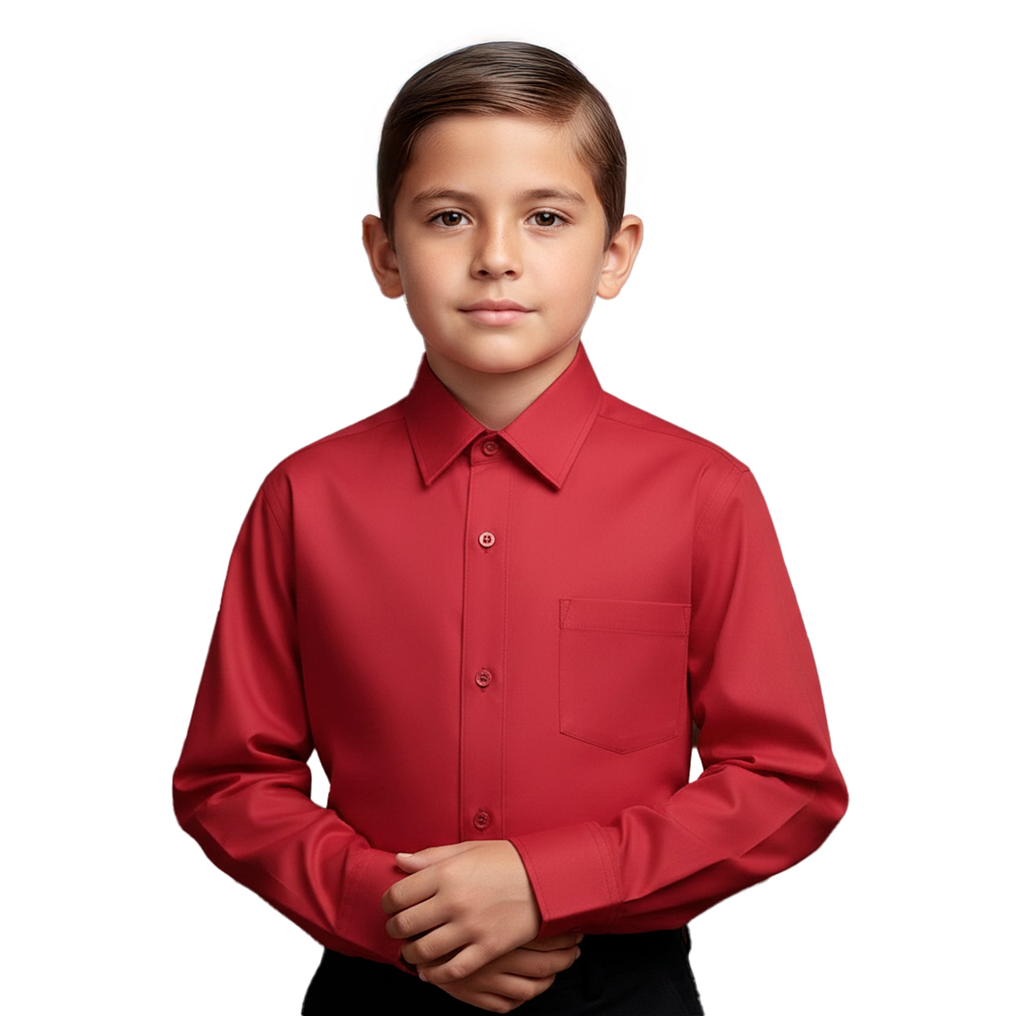 Camisa Manga Larga Rojo