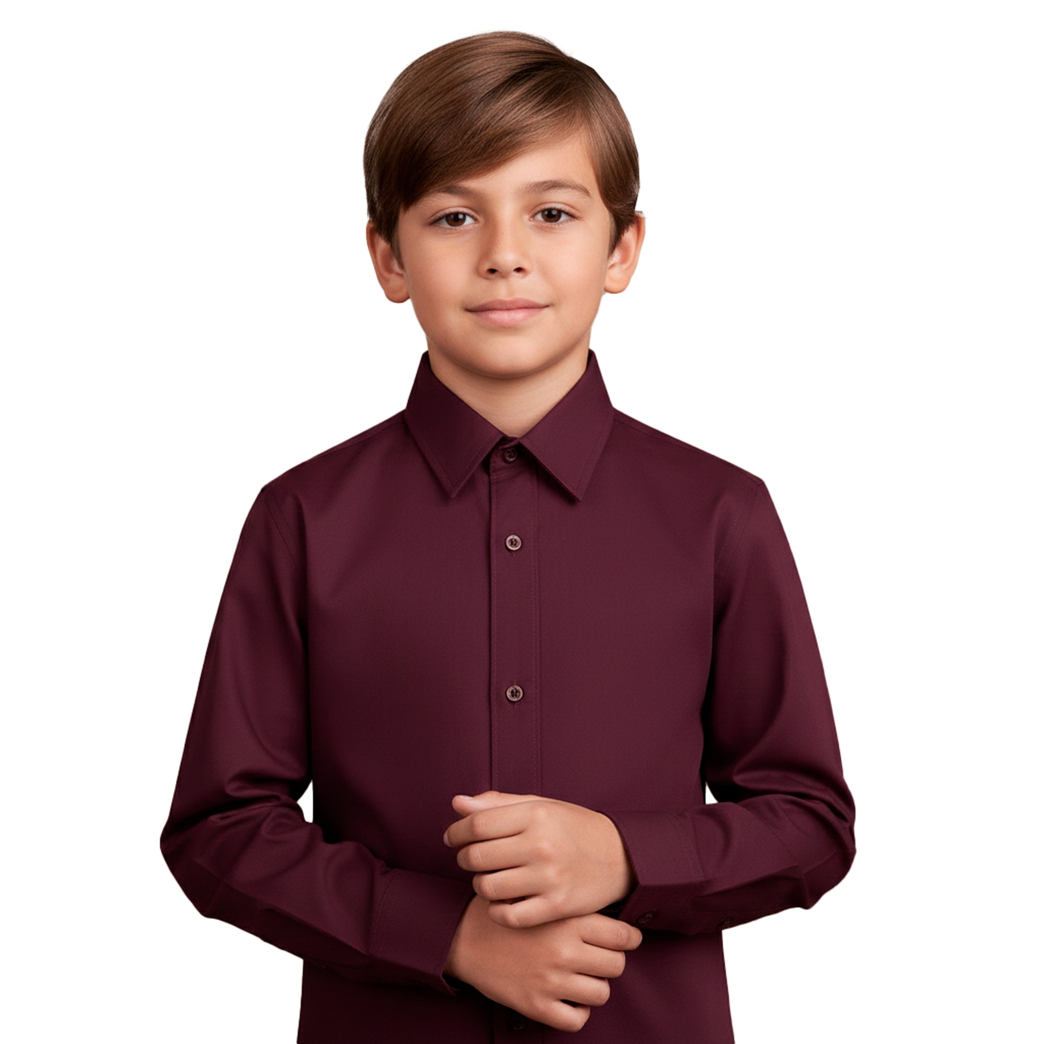 Camisa Manga Larga Vino