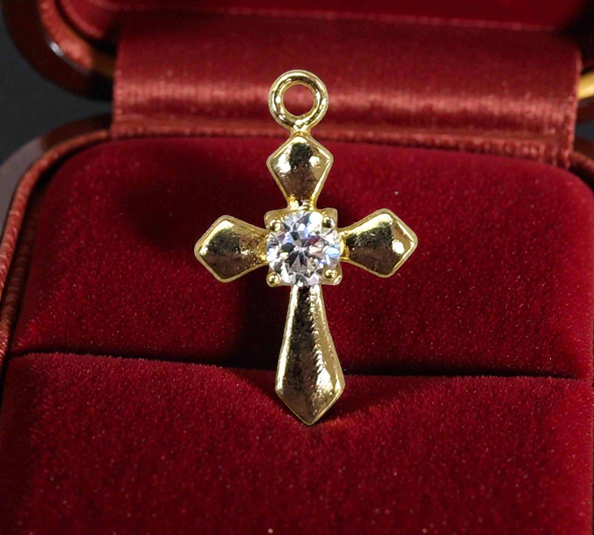 Medalla Cruz Centro Zirconia