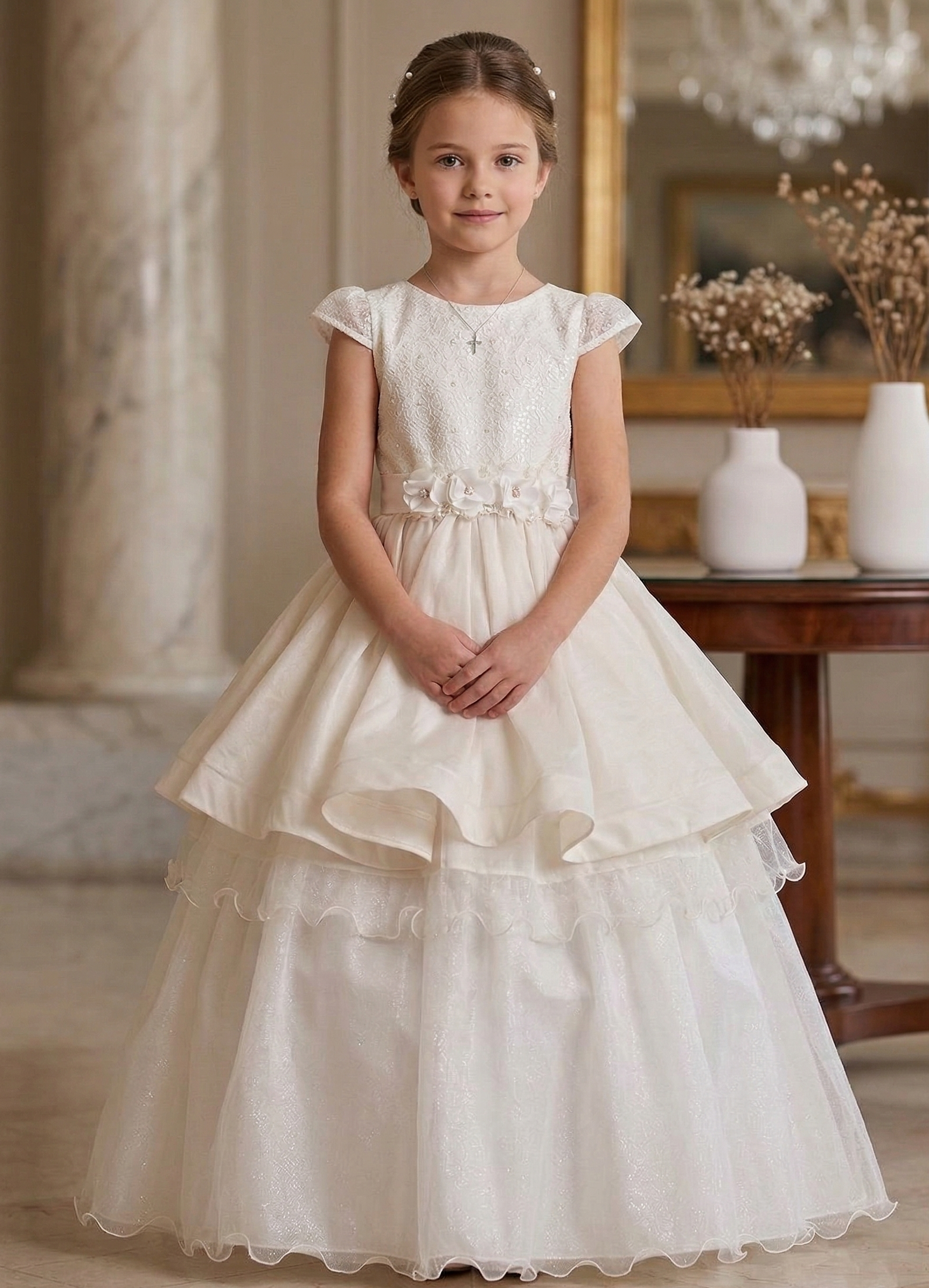 Vestido Primera Comunión Desmontable Cristy