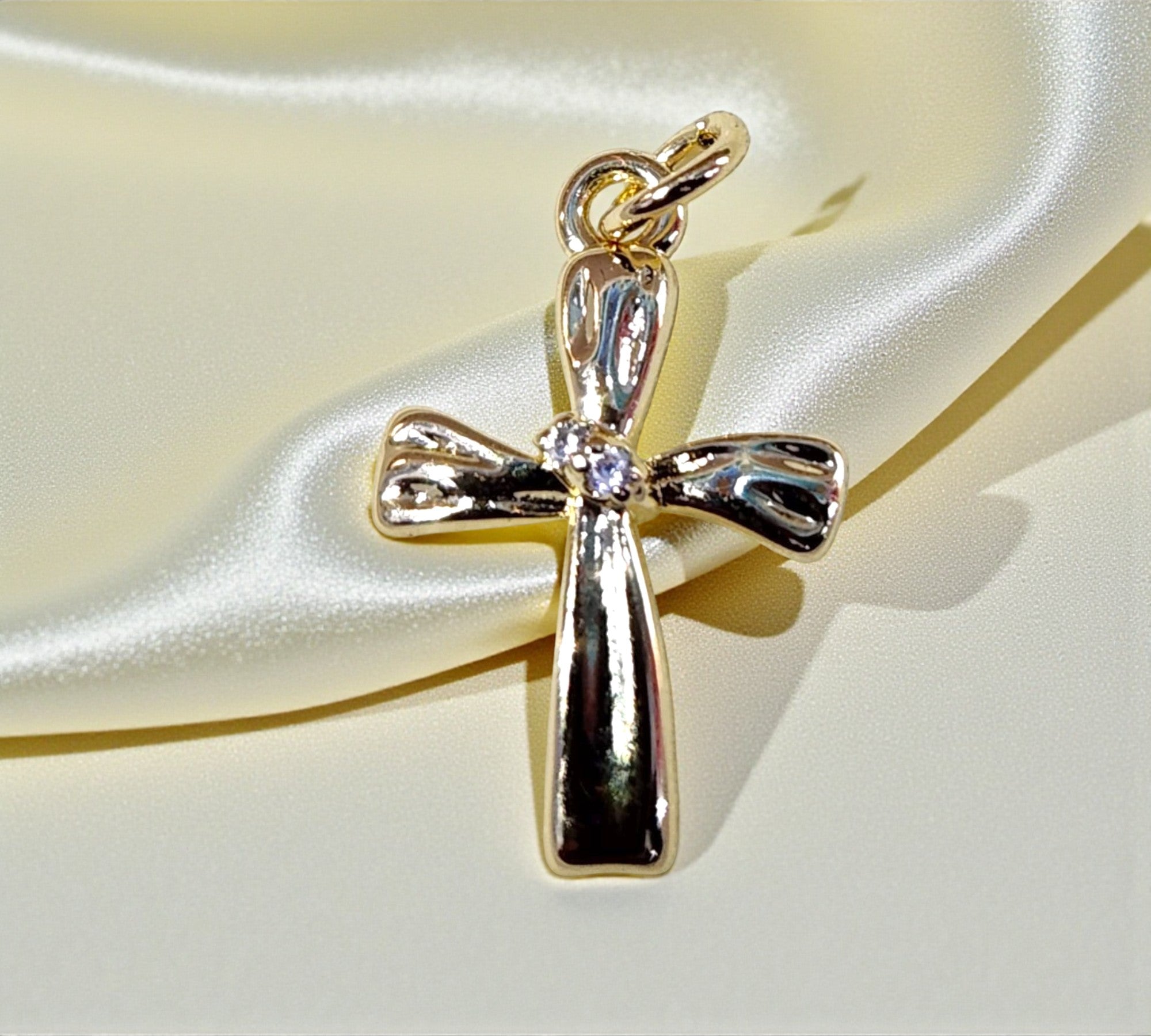 Medalla Cruz Tela Centro