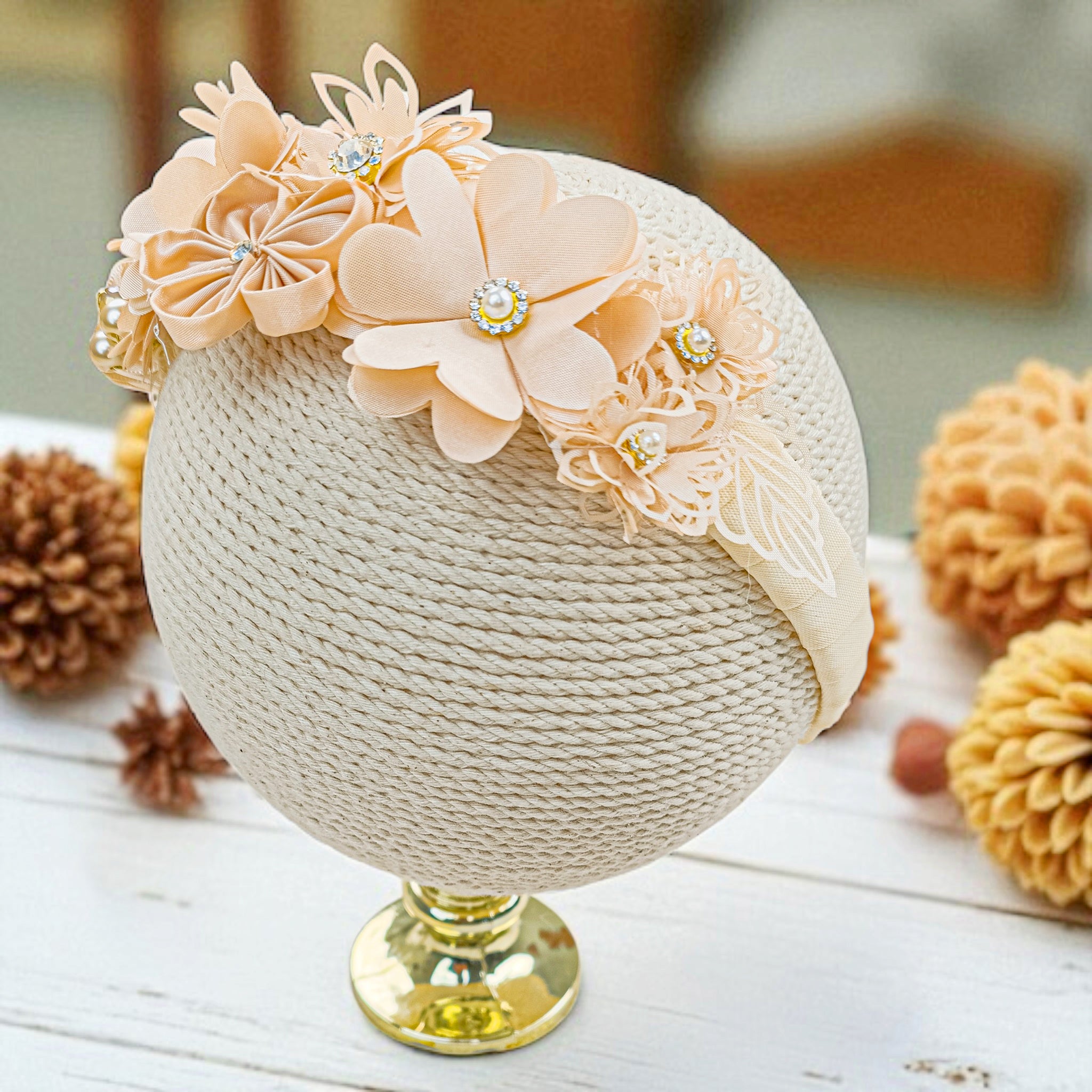 Diadema Bautizo Flores 105