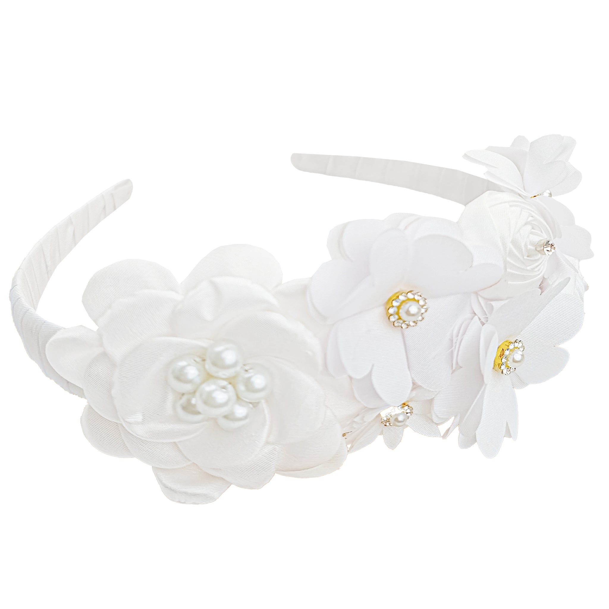 Diadema Bautizo Flores #101