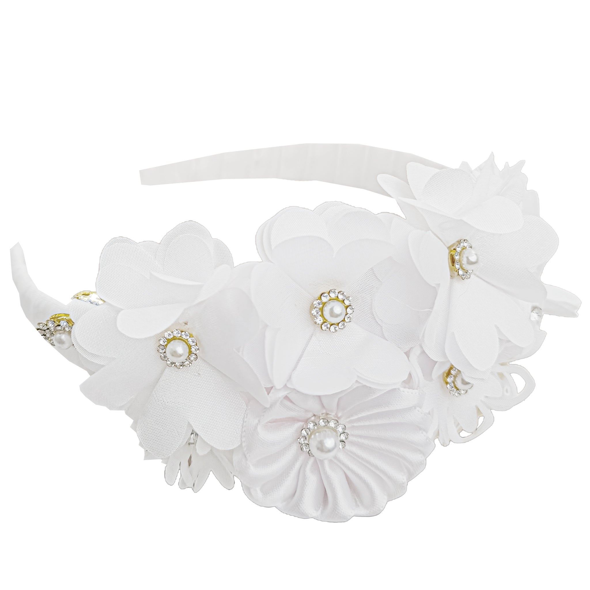 Diadema Bautizo Flores #104
