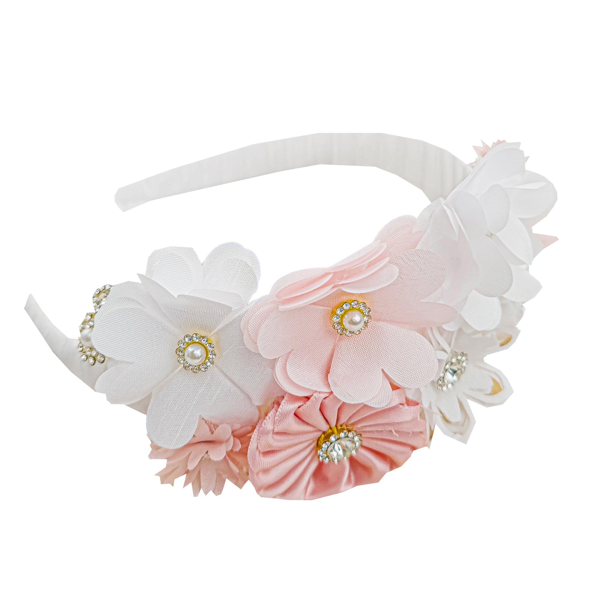 Diadema Bautizo Flores #104