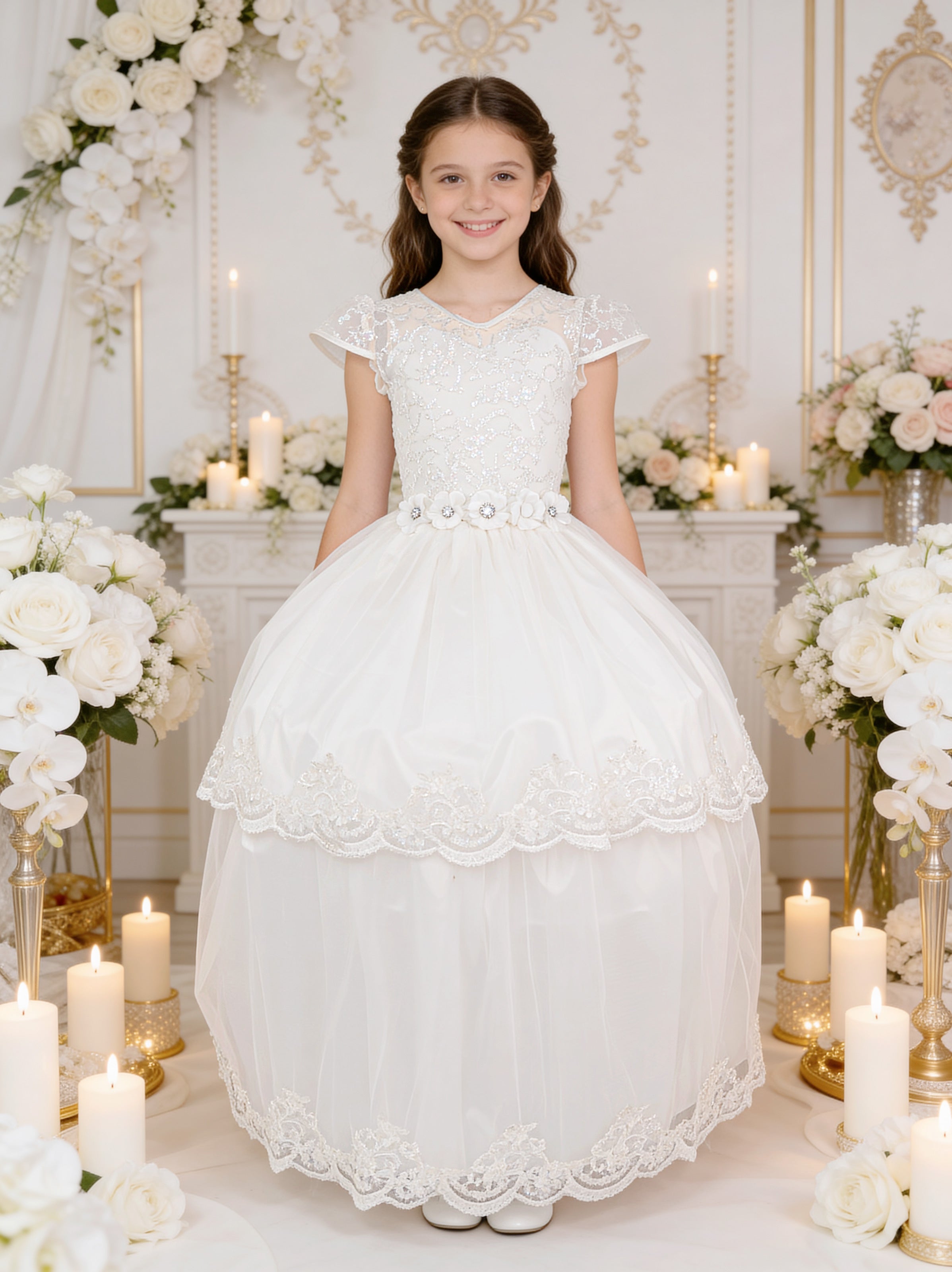 Vestido Primera Comunión Desmontable Olivia
