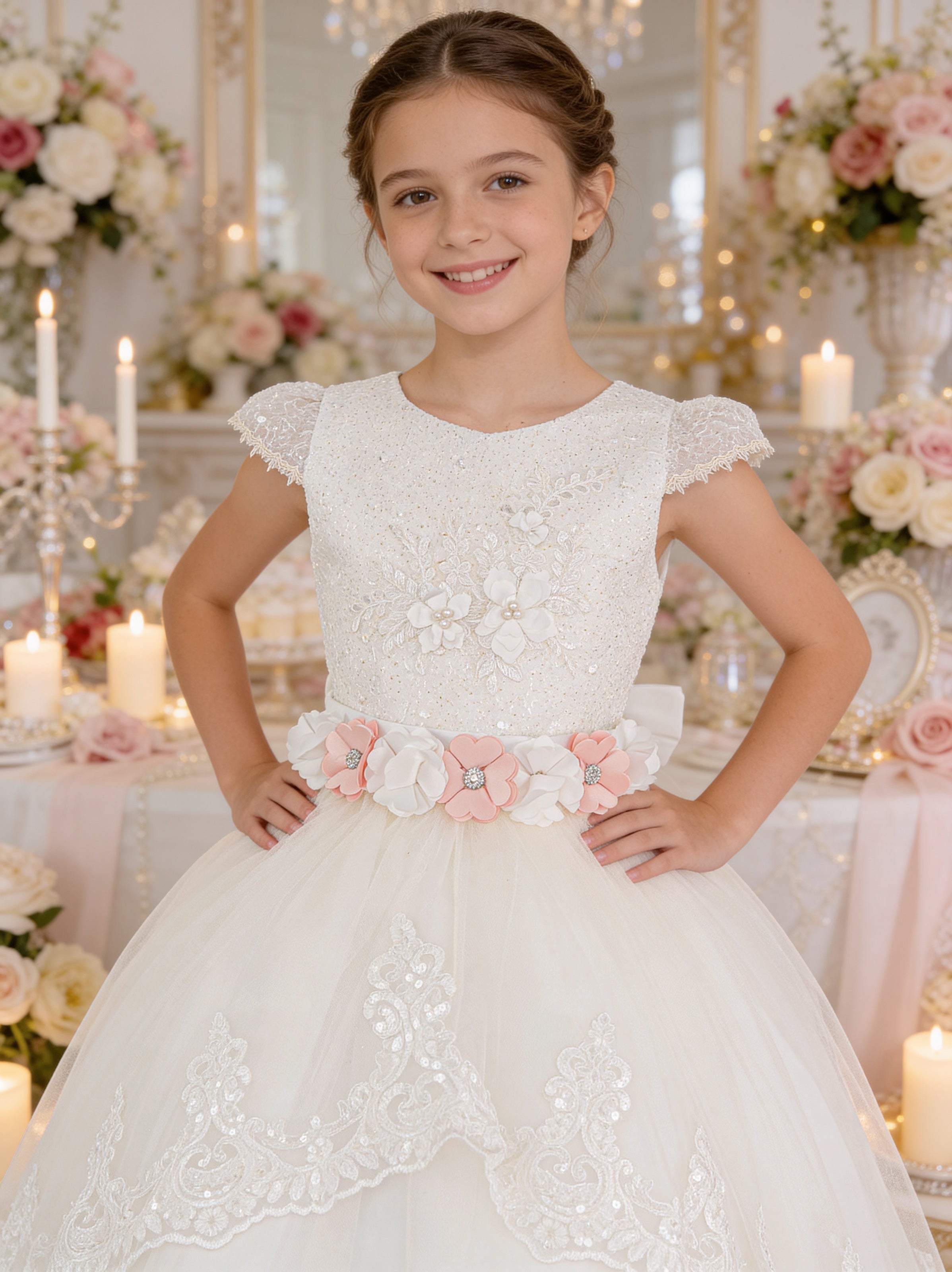 Vestido Primera Comunión Desmontable Isabel