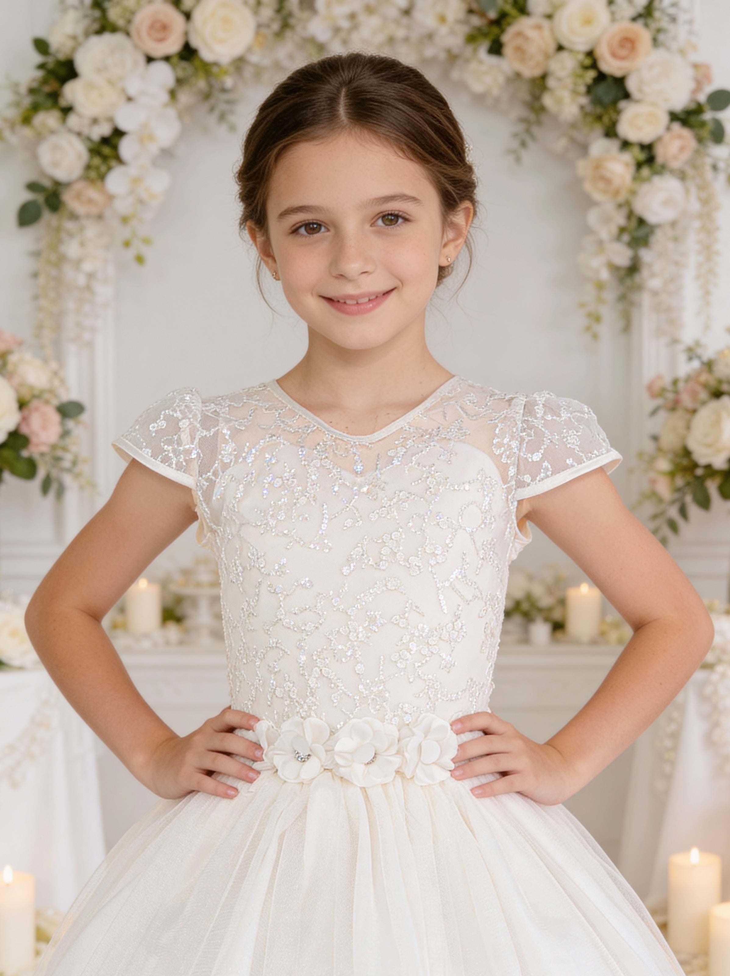Vestido Primera Comunión Desmontable Olivia