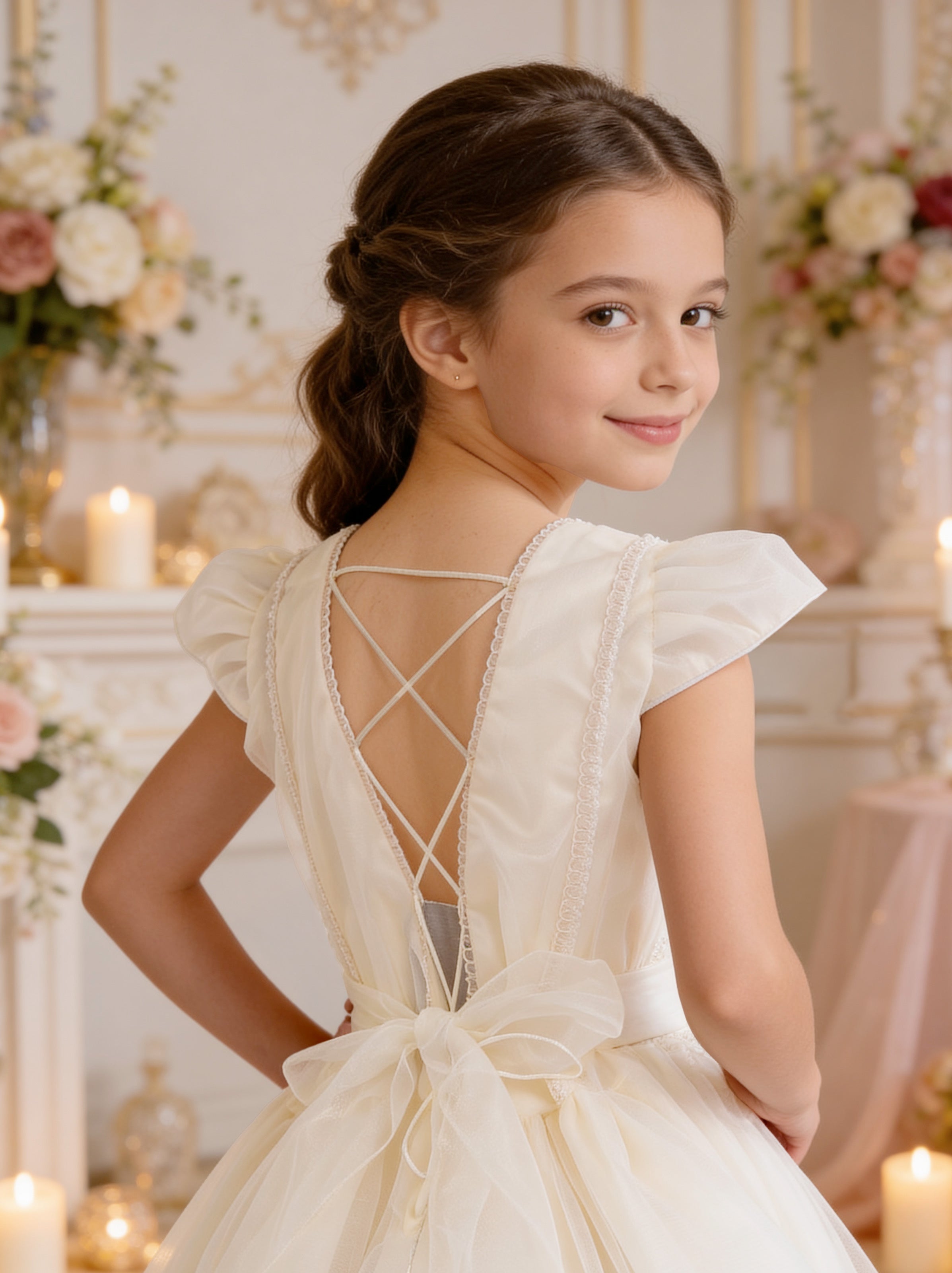 Vestido Primera Comunión Desmontable 2406
