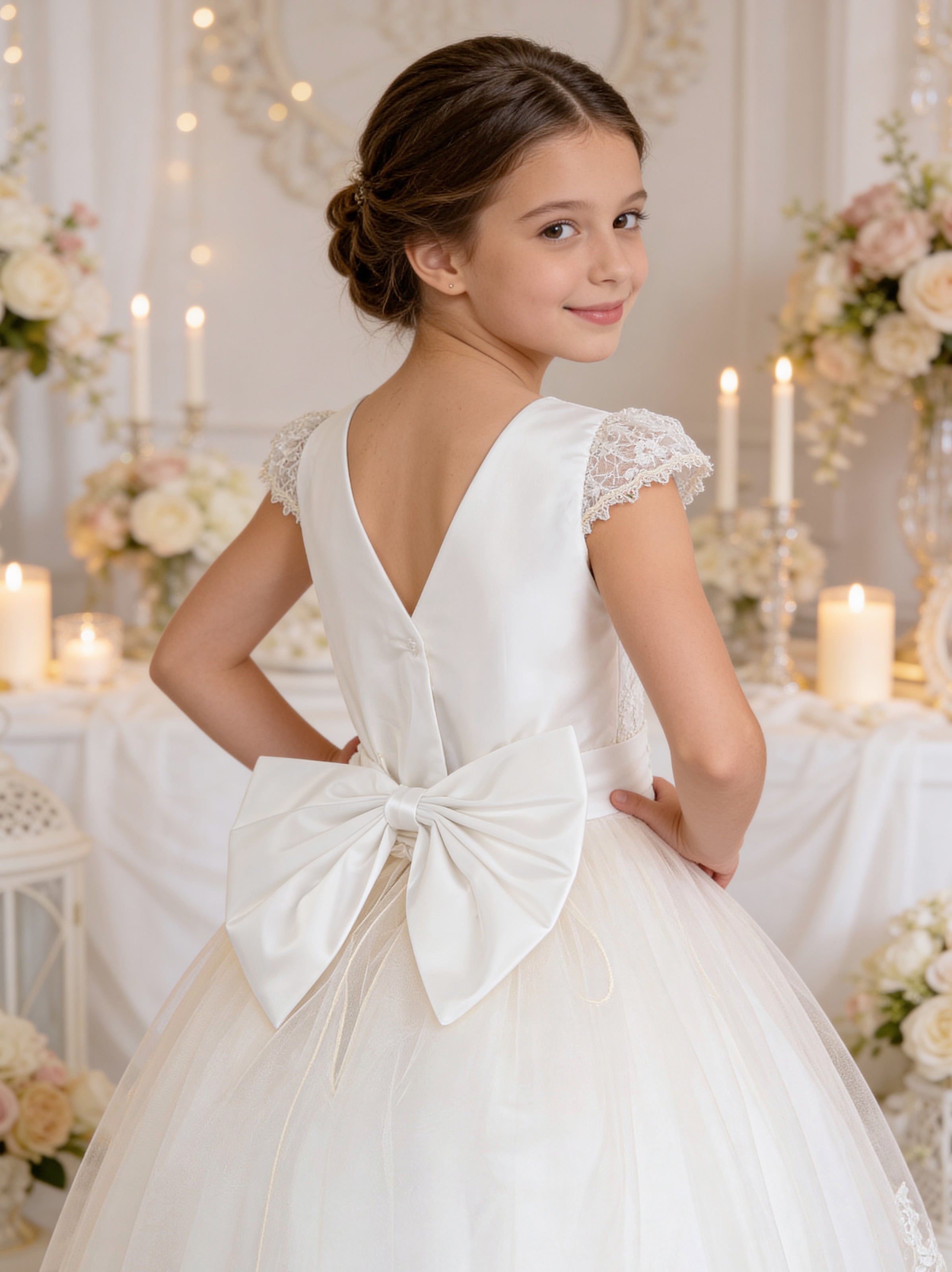 Vestido Primera Comunión Desmontable Isabel