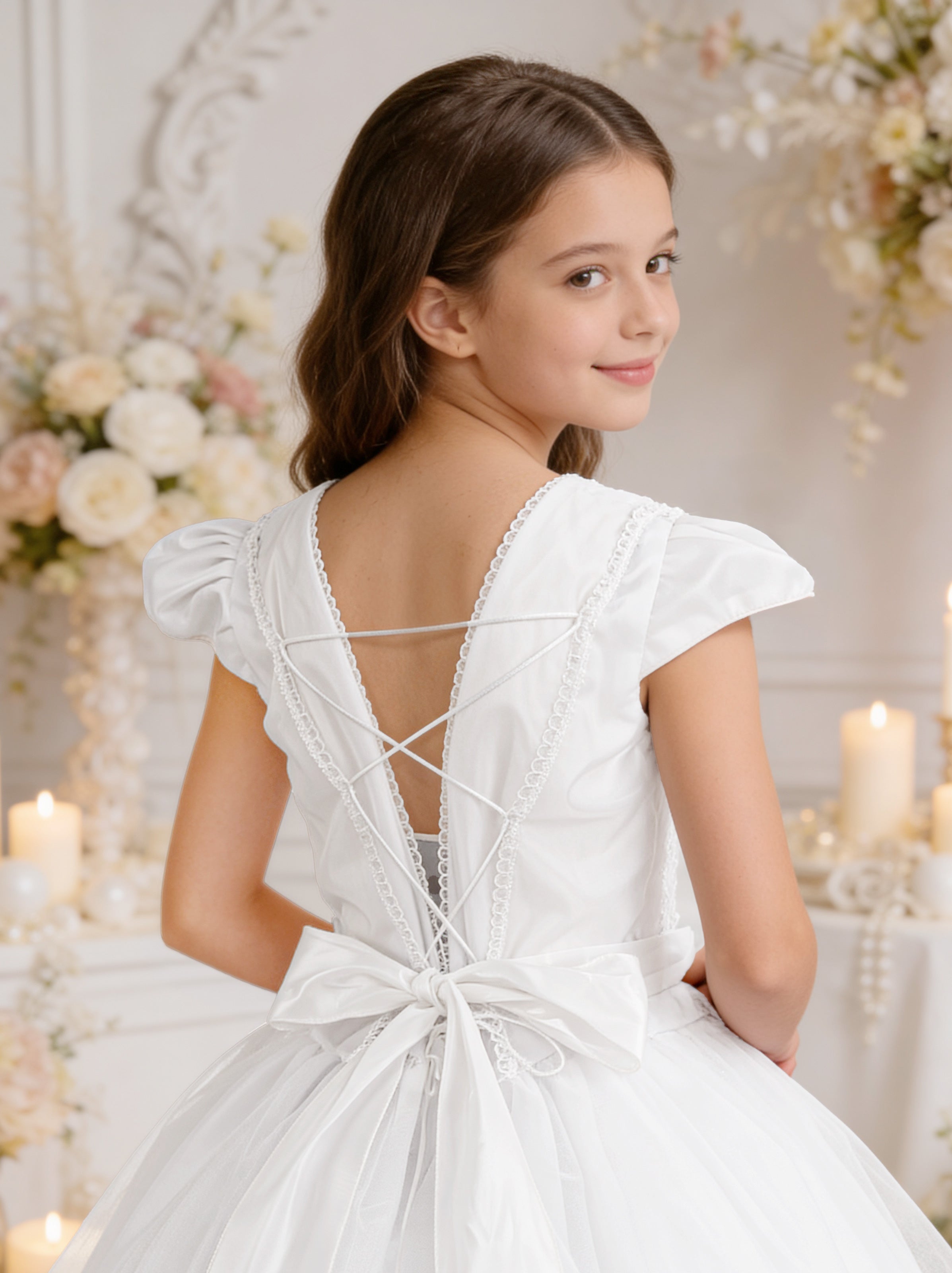 Vestido Primera Comunión Desmontable 2406
