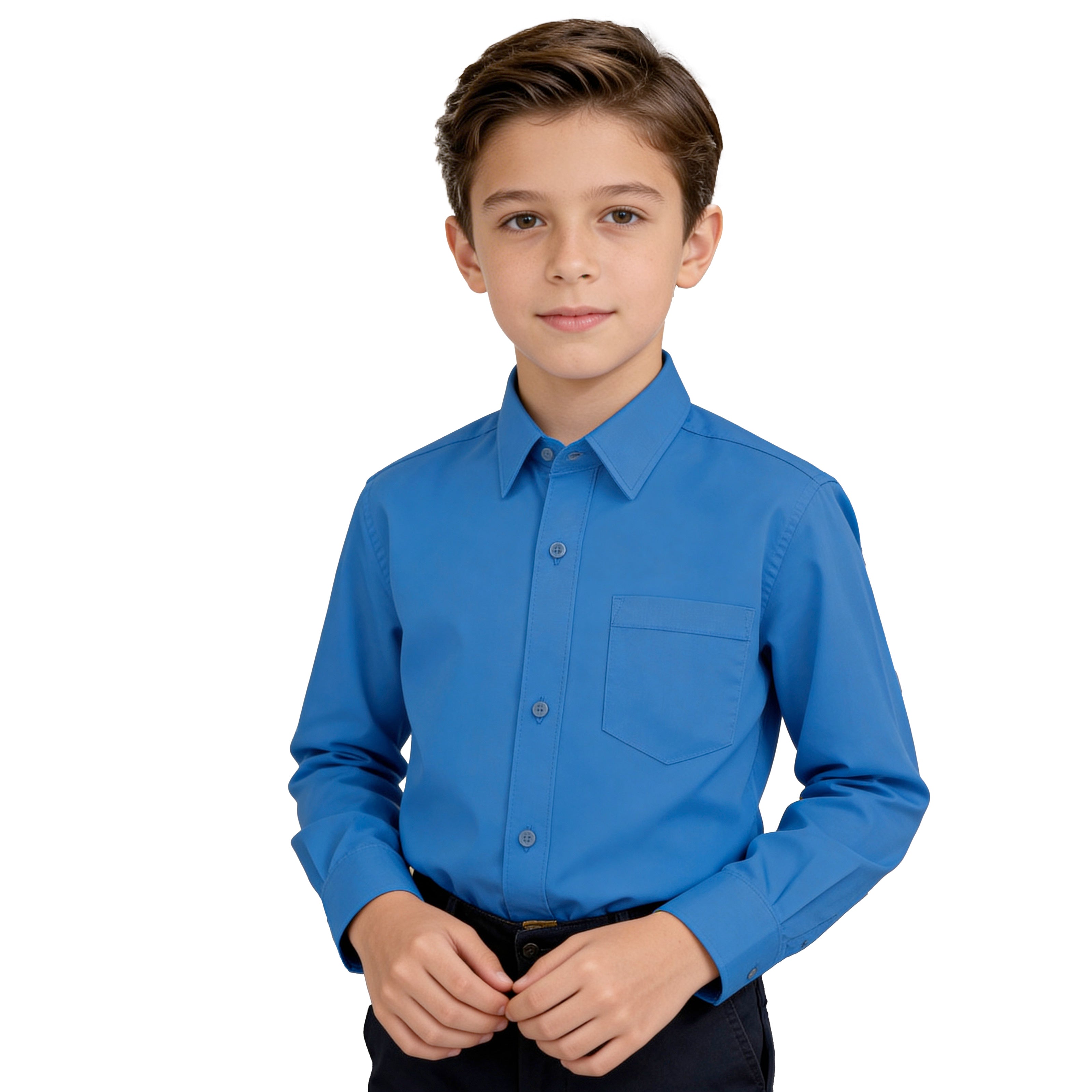 Camisa Manga Larga Turquesa