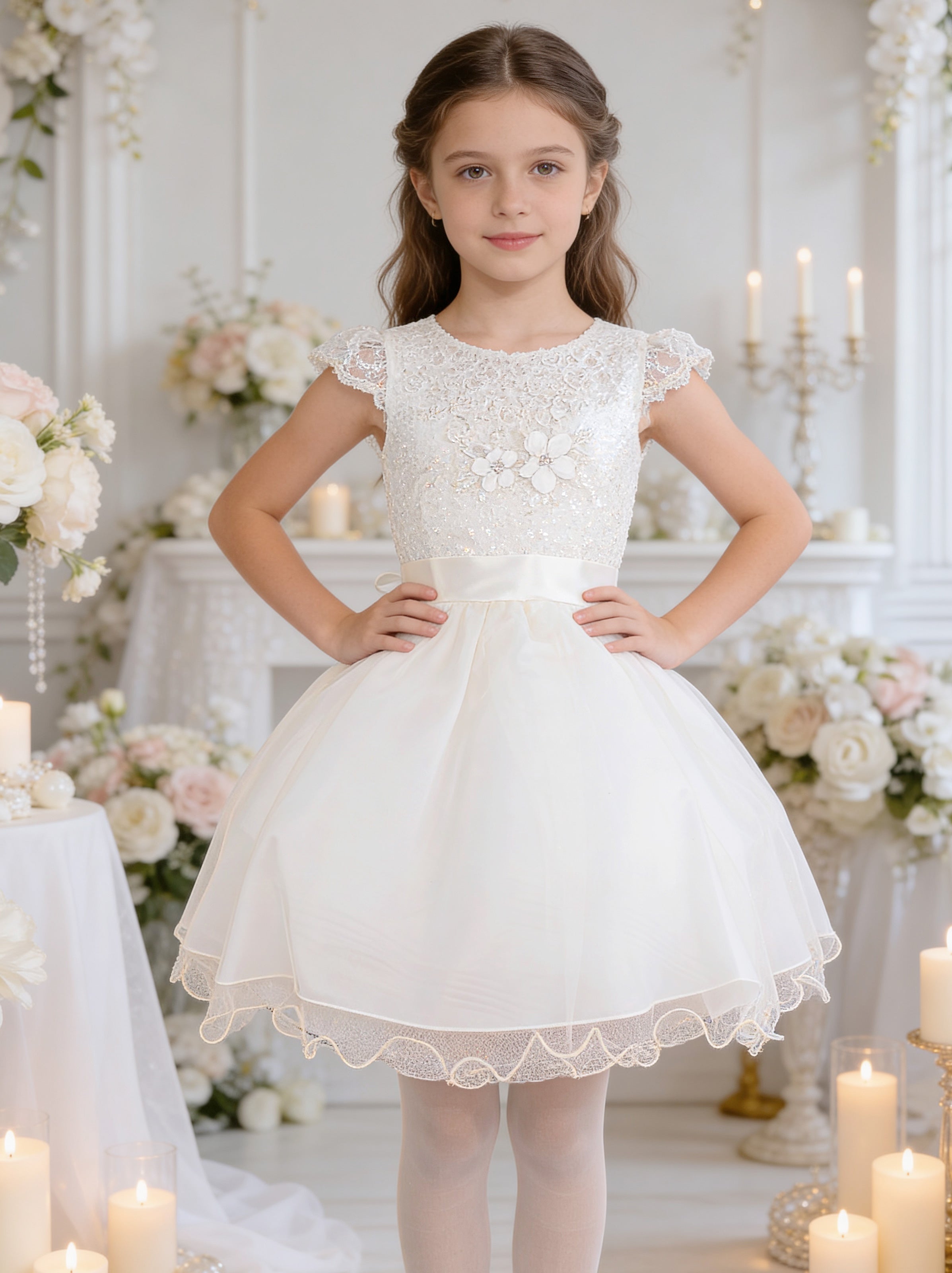Vestido Primera Comunión Desmontable Isabel