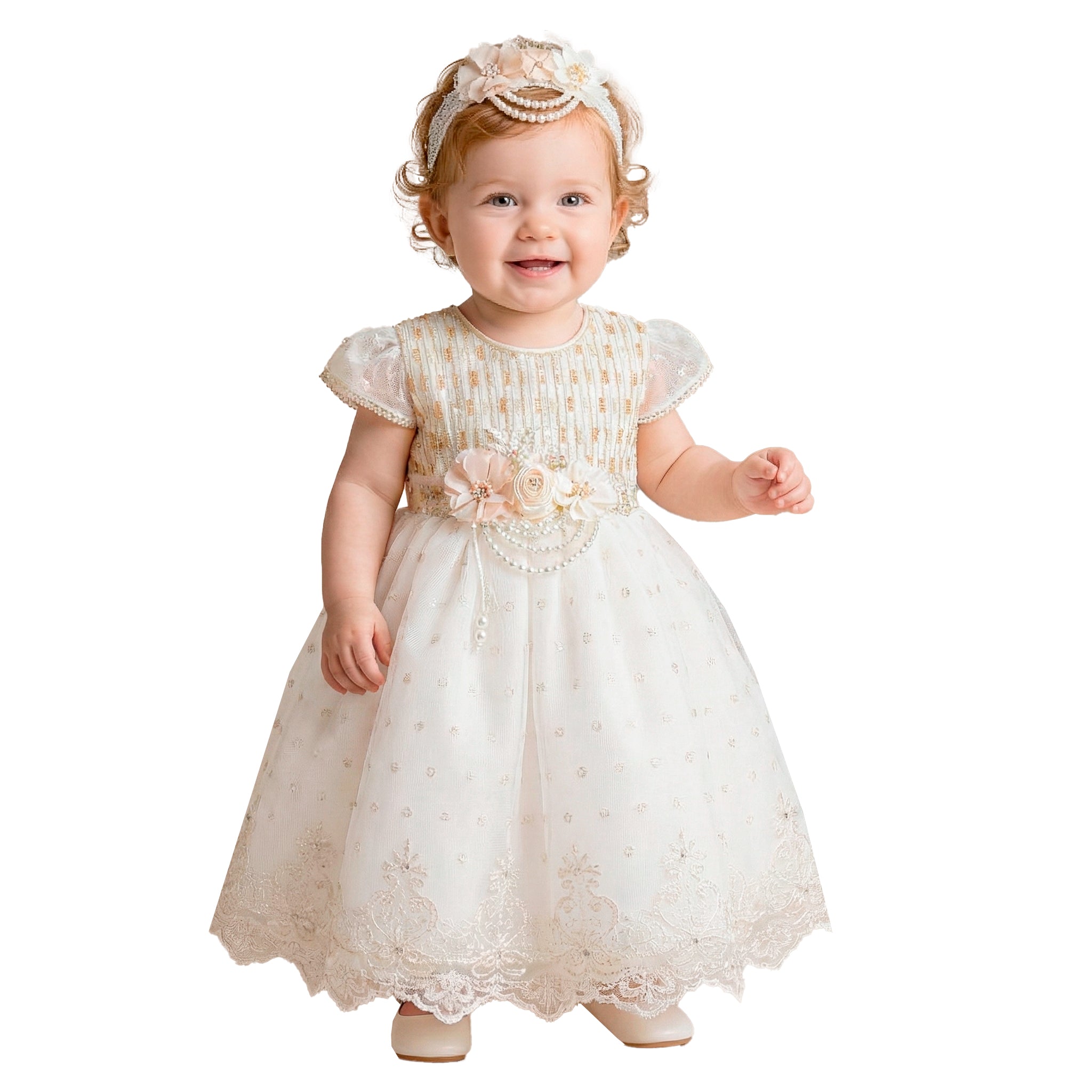 Vestido Bautizo Mini Rosalinda