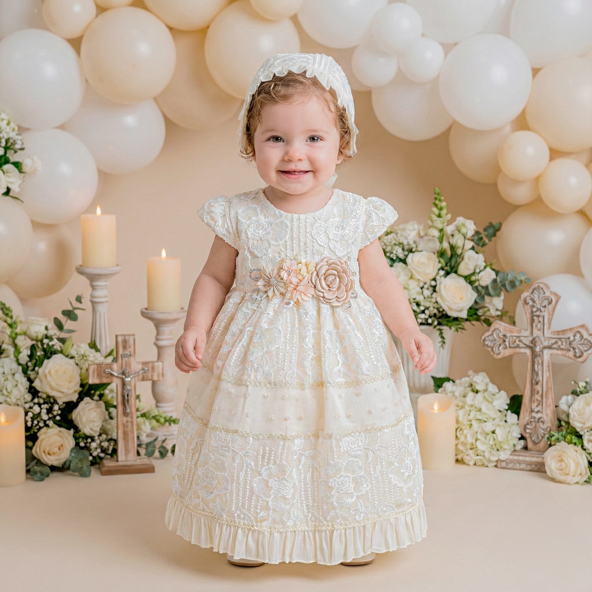 Vestido Bautizo B-Lucero-F