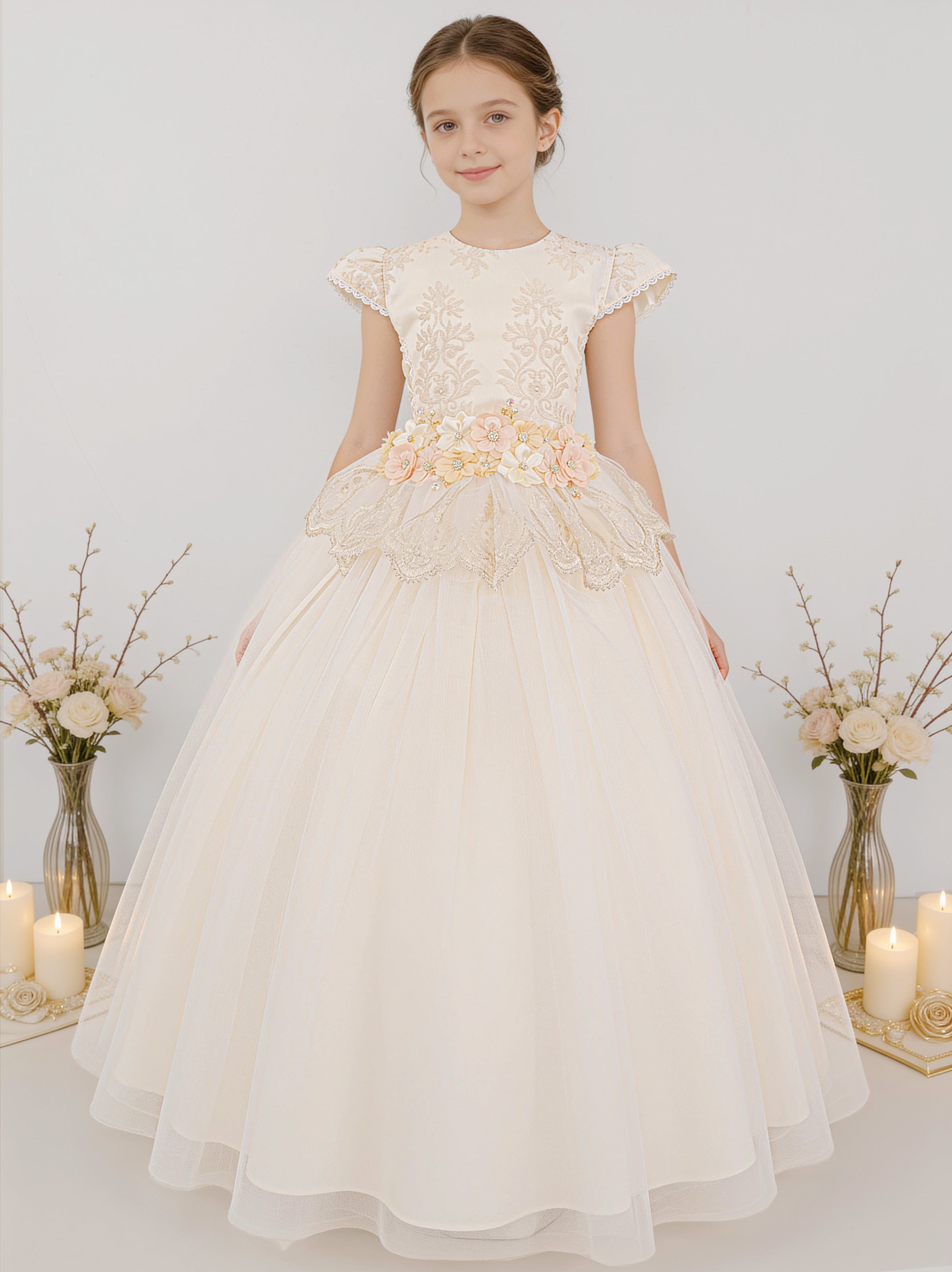 Vestido Primera Comunión Perla