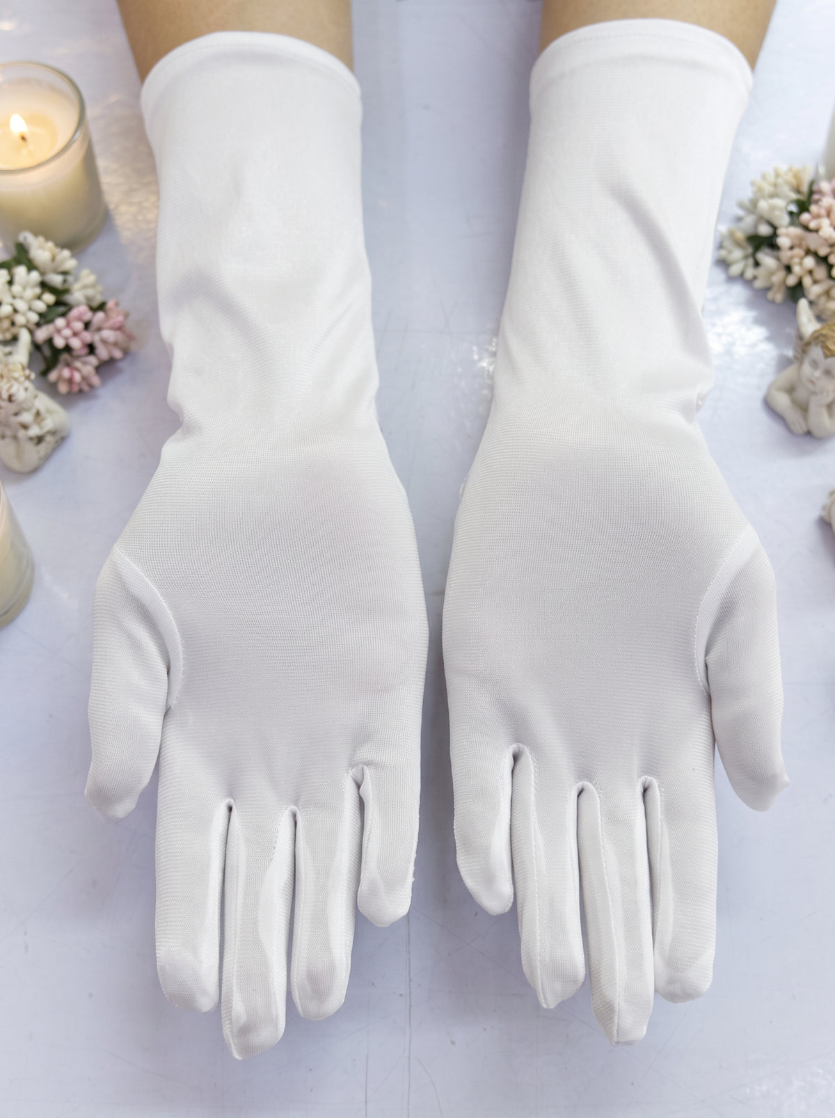 Guantes Primera Comunión Encaje 3/4