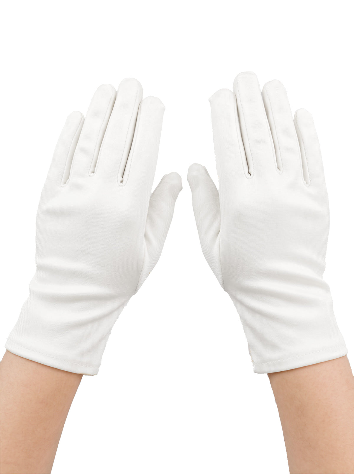 Guantes Primera Comunión Licra Liso Corto