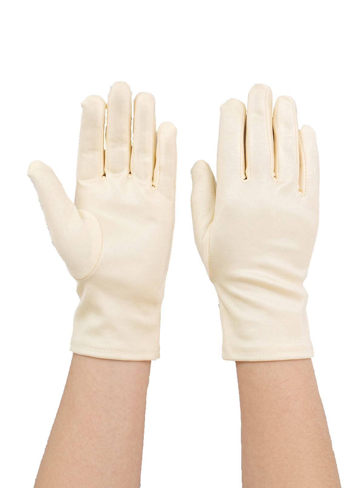 Guantes Primera Comunión Licra Liso Corto