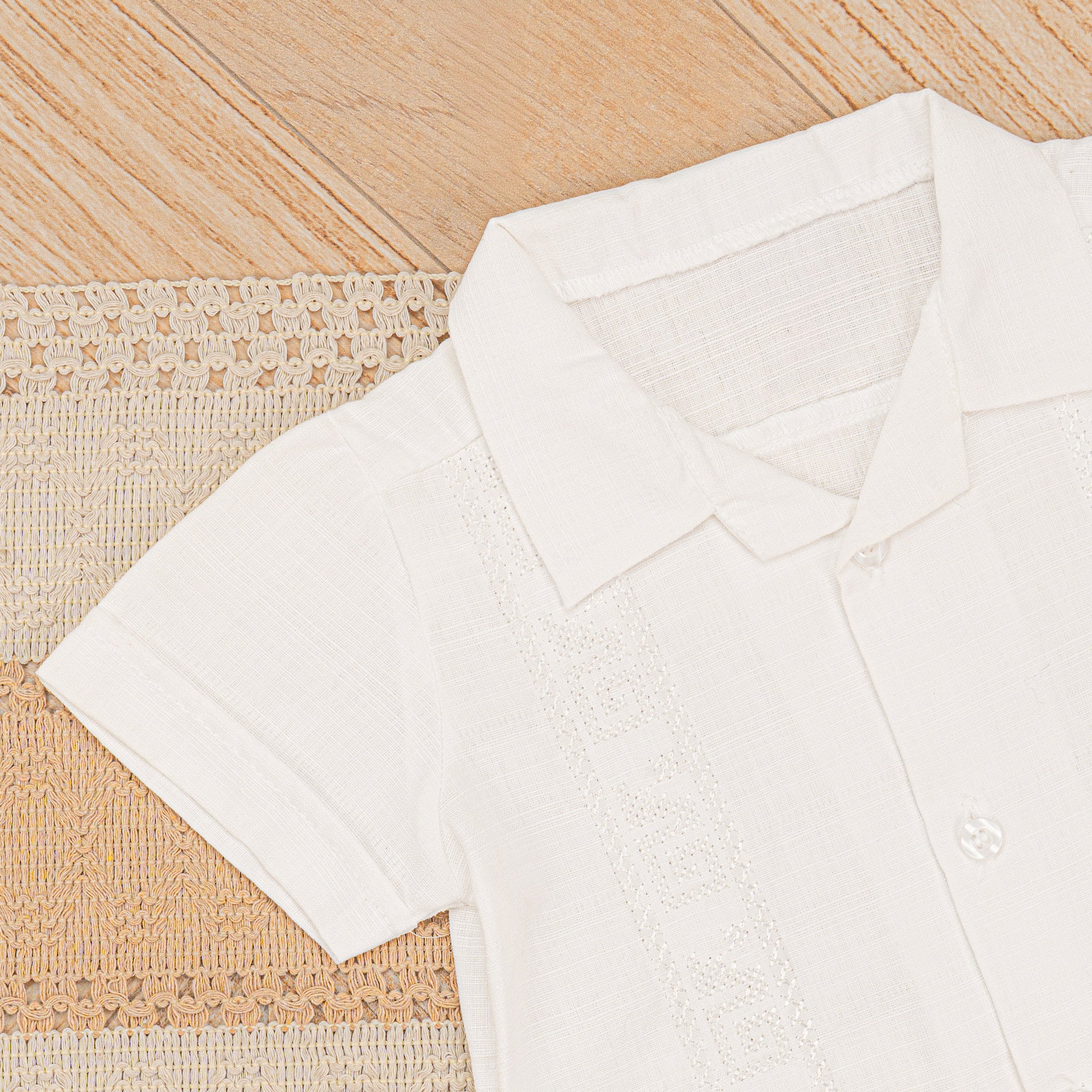 Guayabera Manga Corta M-115 Lino