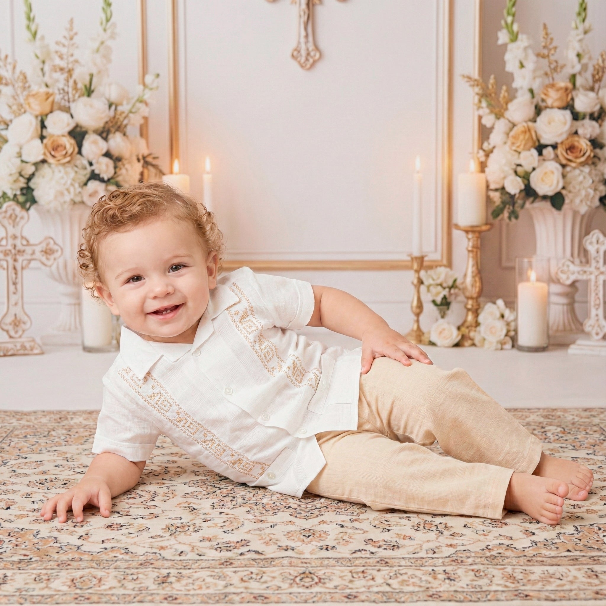 Guayabera Manga Corta M-115 Lino