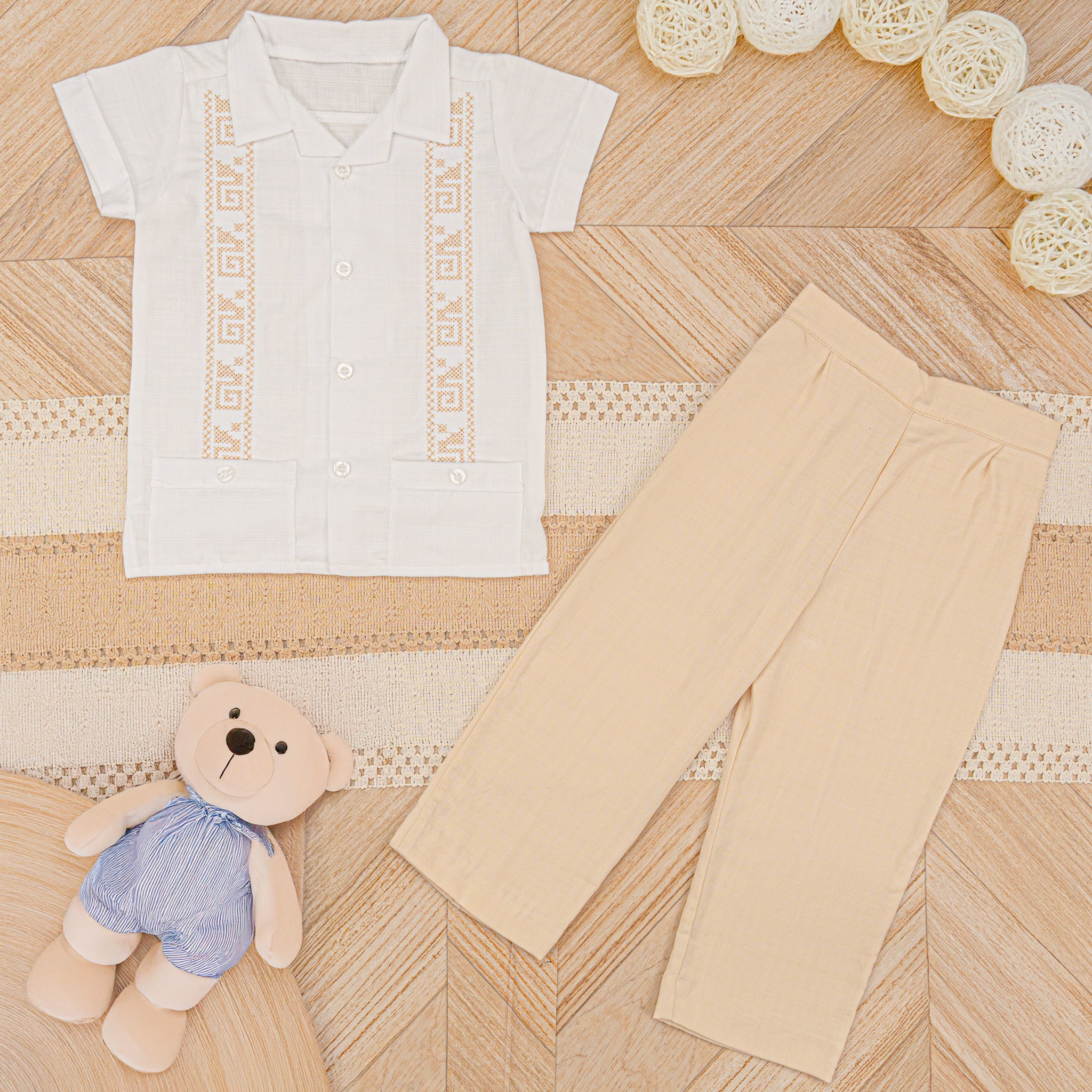 Guayabera Manga Corta M-115 Lino