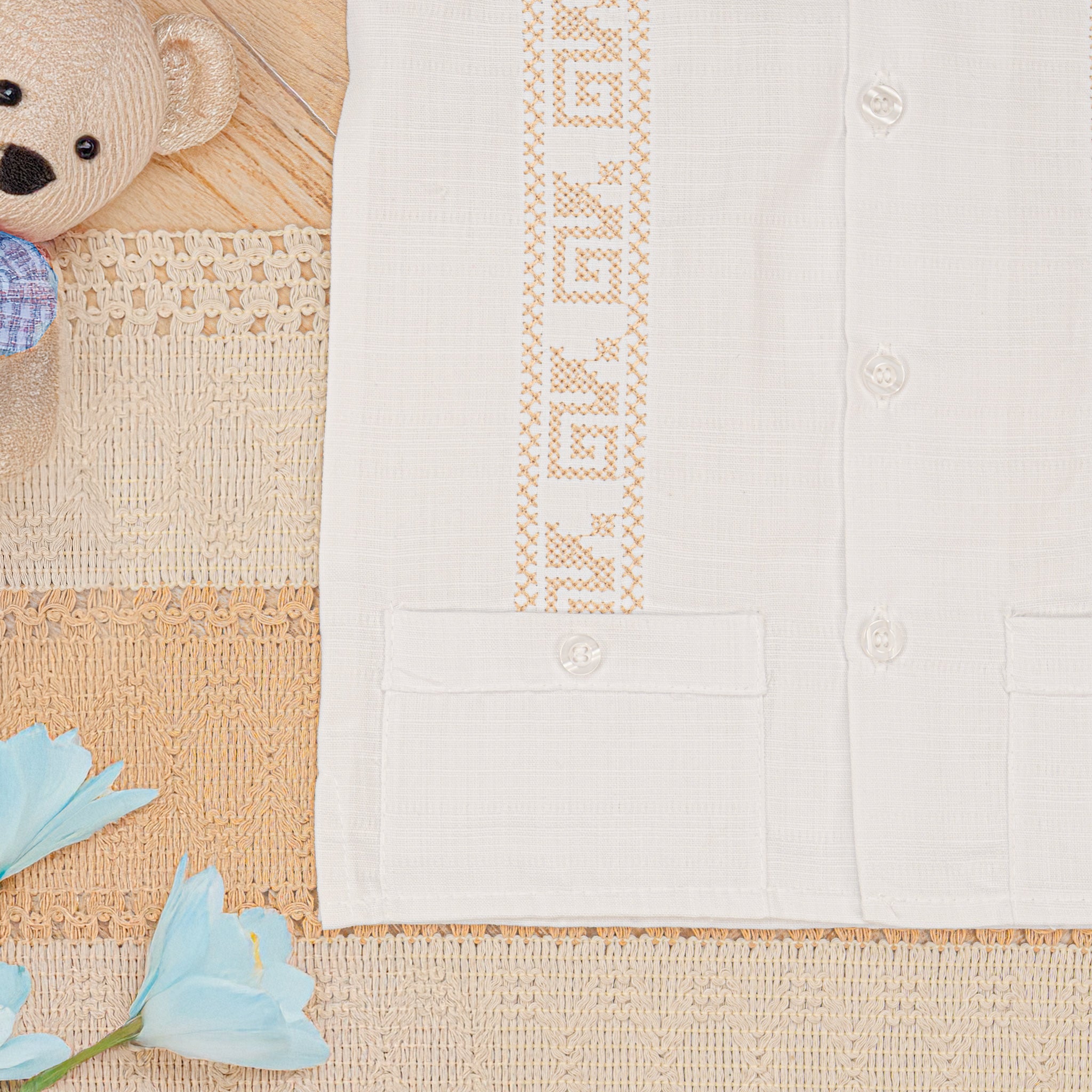 Guayabera Manga Corta M-115 Lino