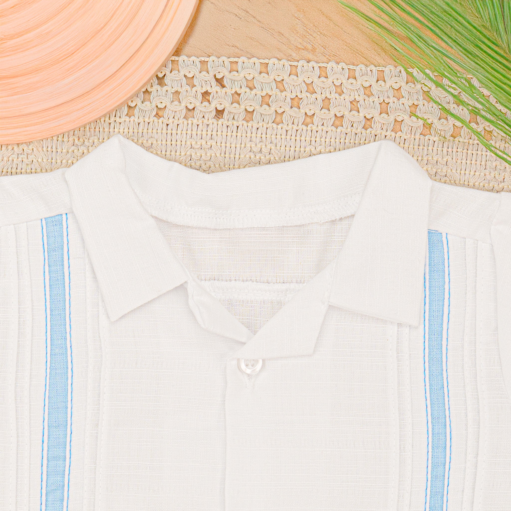 Guayabera Manga Corta M-116 Lino