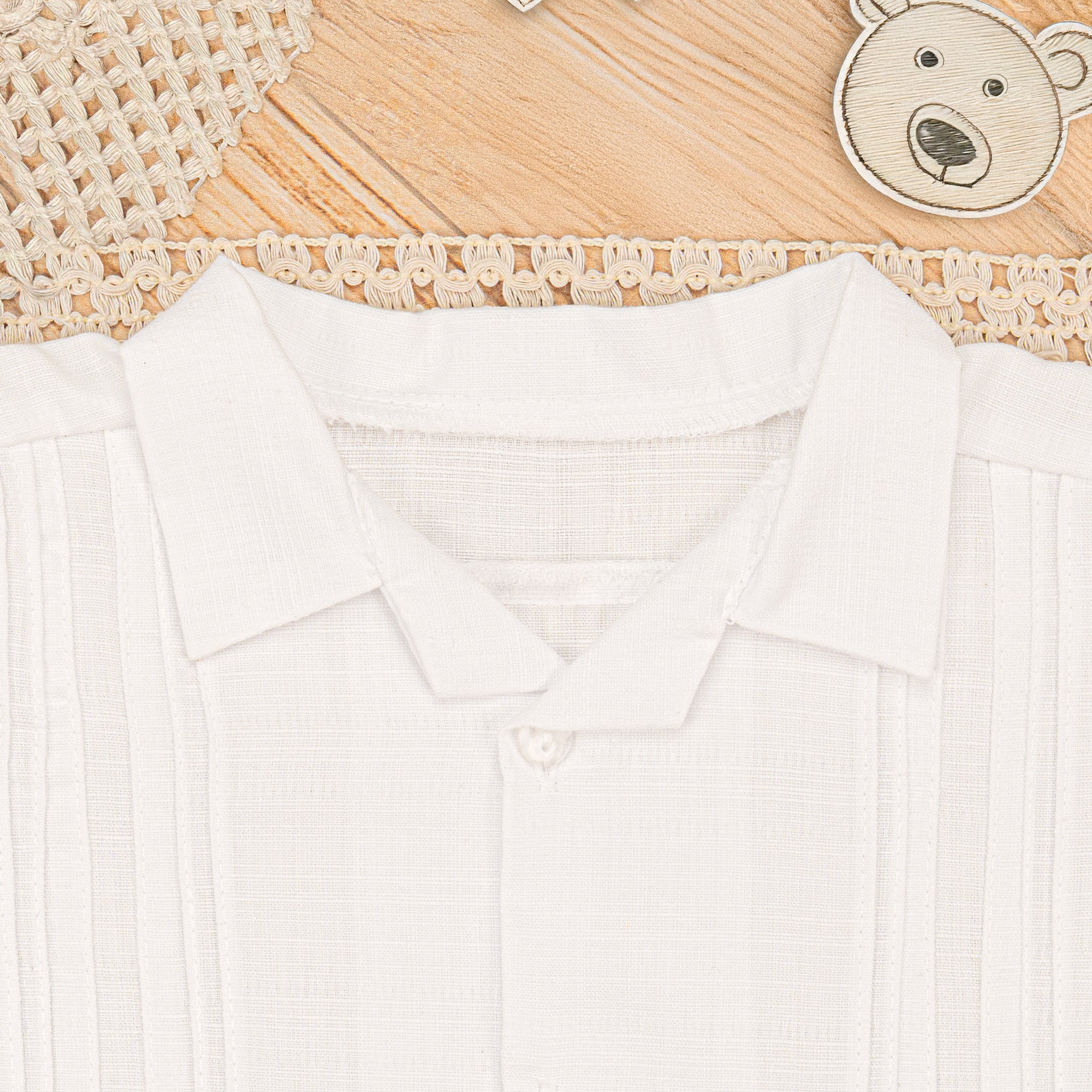 Guayabera Manga Corta M-116 Lino