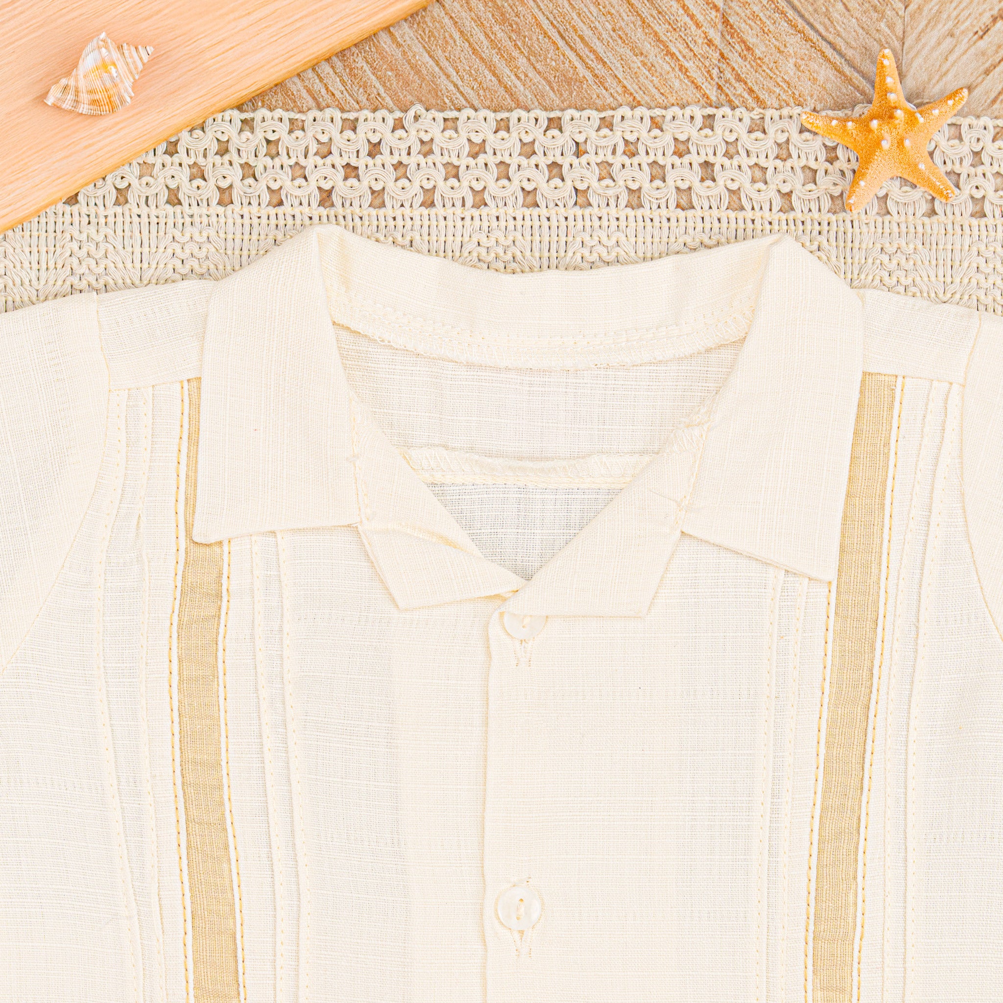 Guayabera Manga Corta M-116 Lino