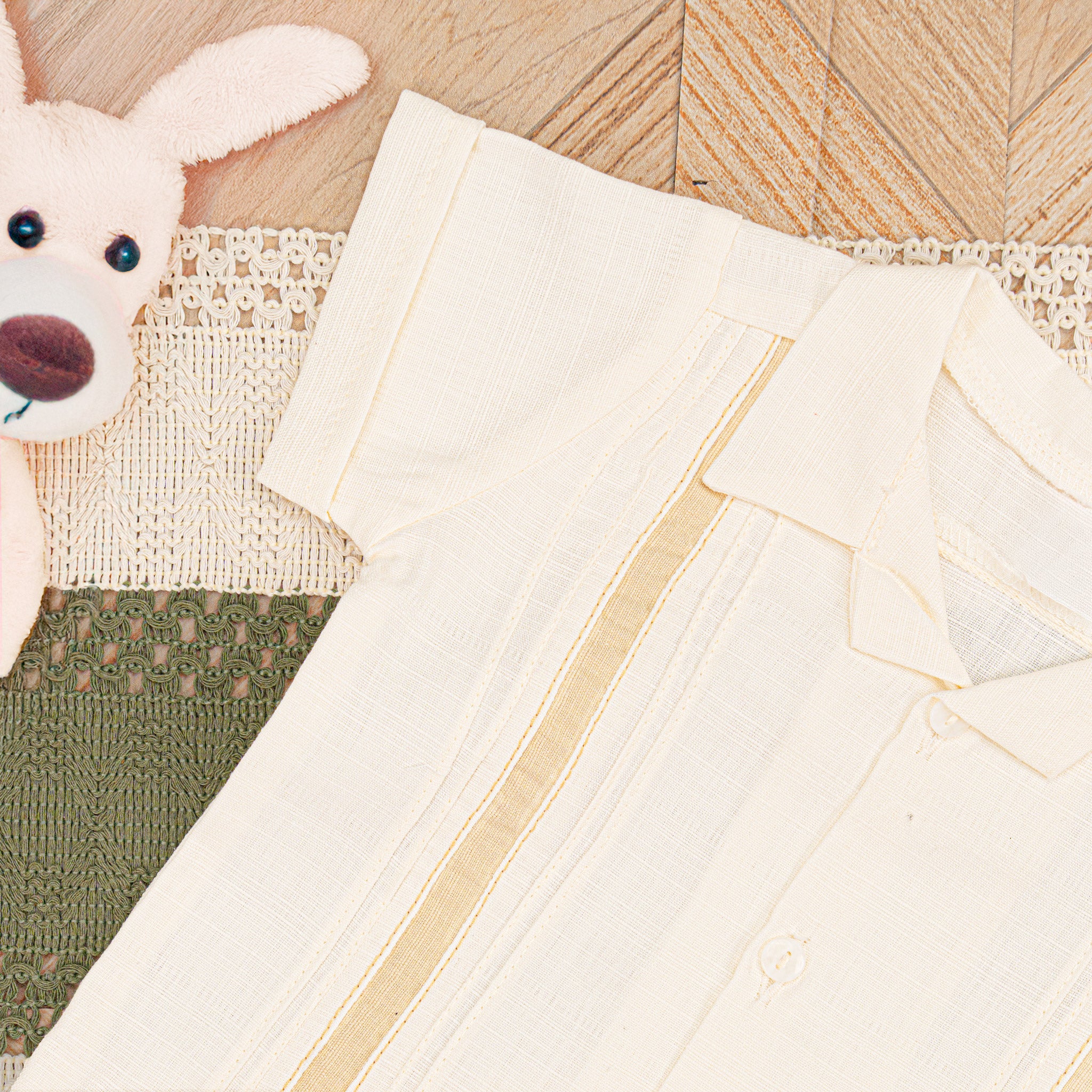 Guayabera Manga Corta M-116 Lino