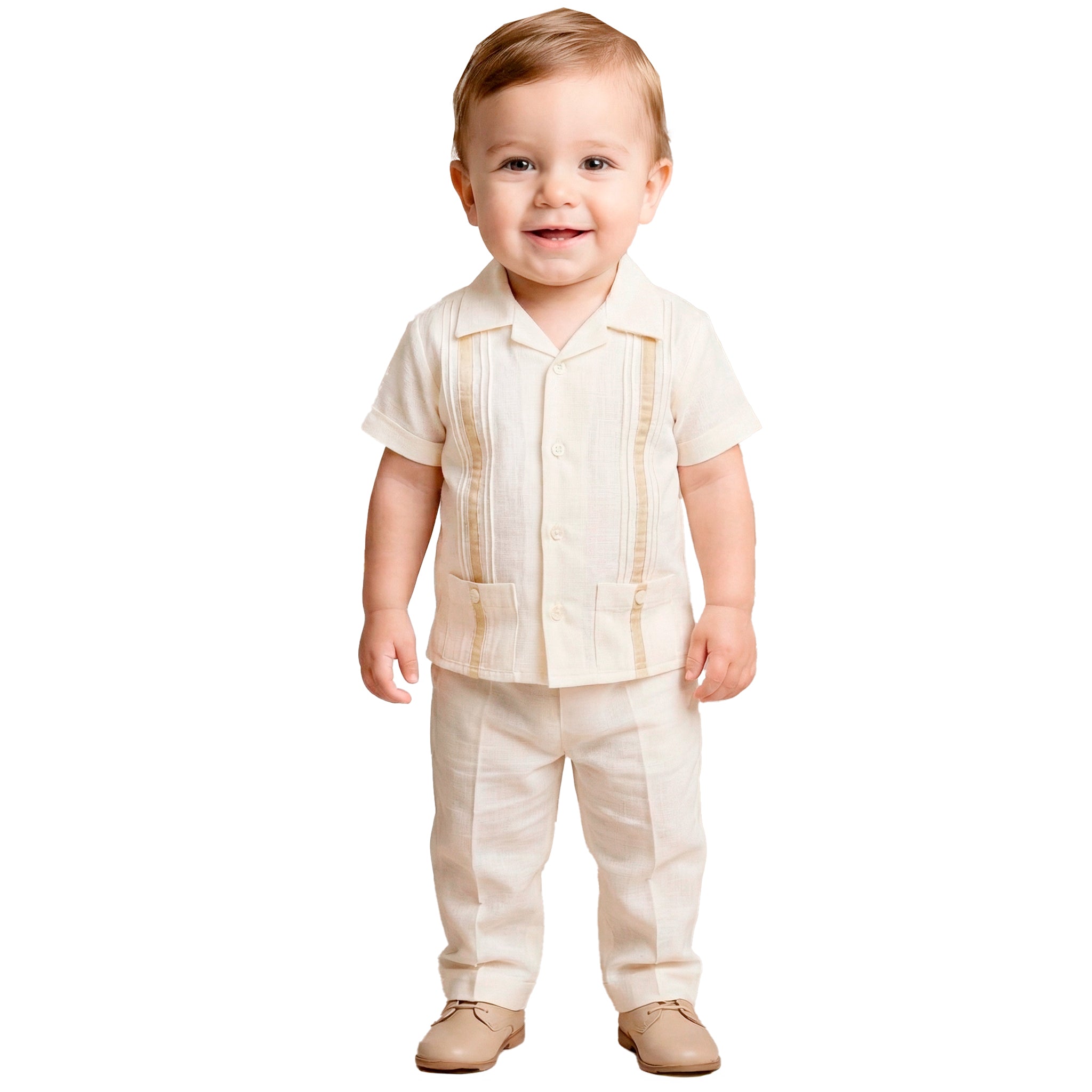 Guayabera Manga Corta M-116 Lino