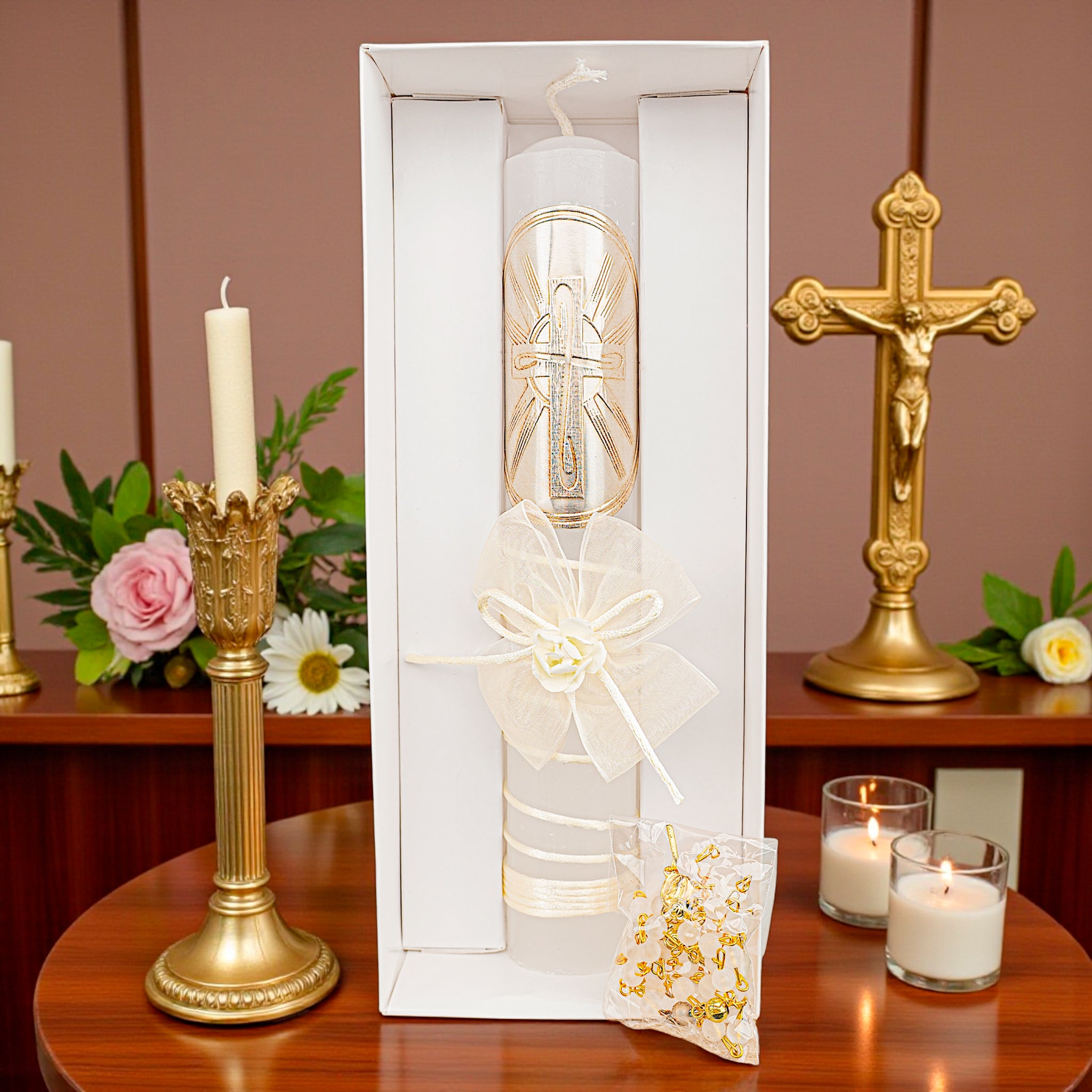 Kit de Vela Confirmación Con Rosario 1803
