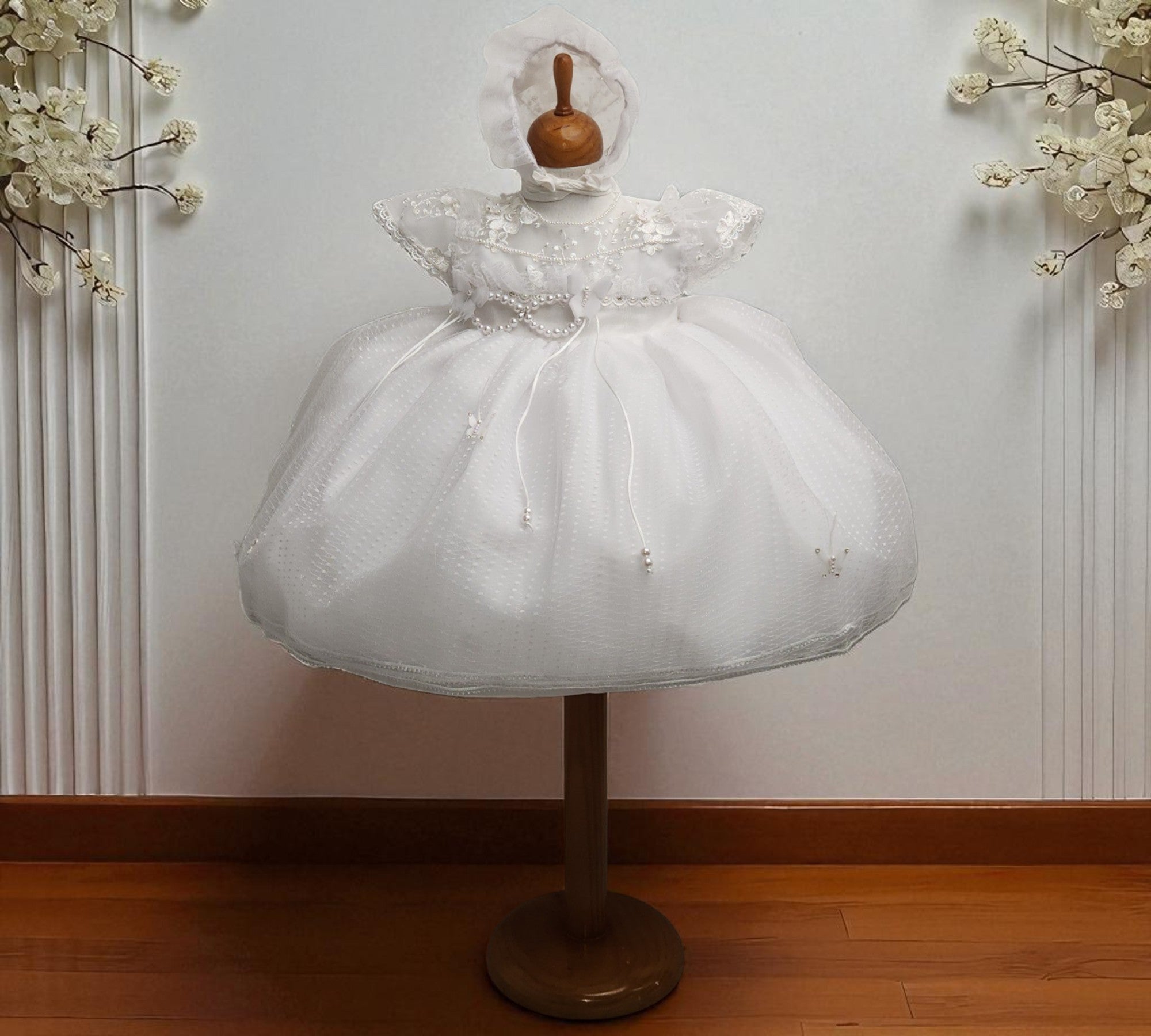 Vestido Bautizo Mini Lluvia 3