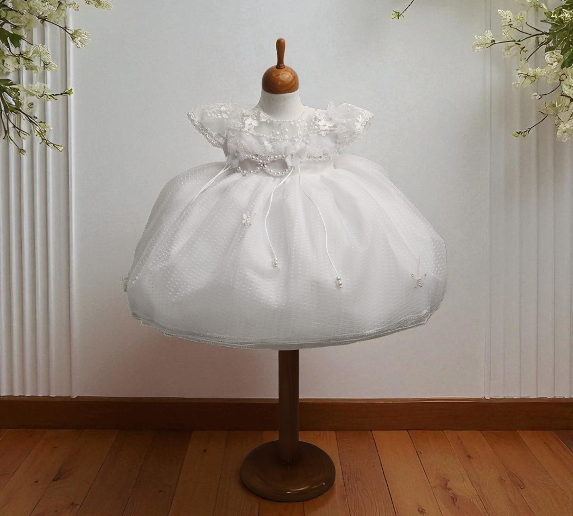 Vestido Bautizo Mini Lluvia 3