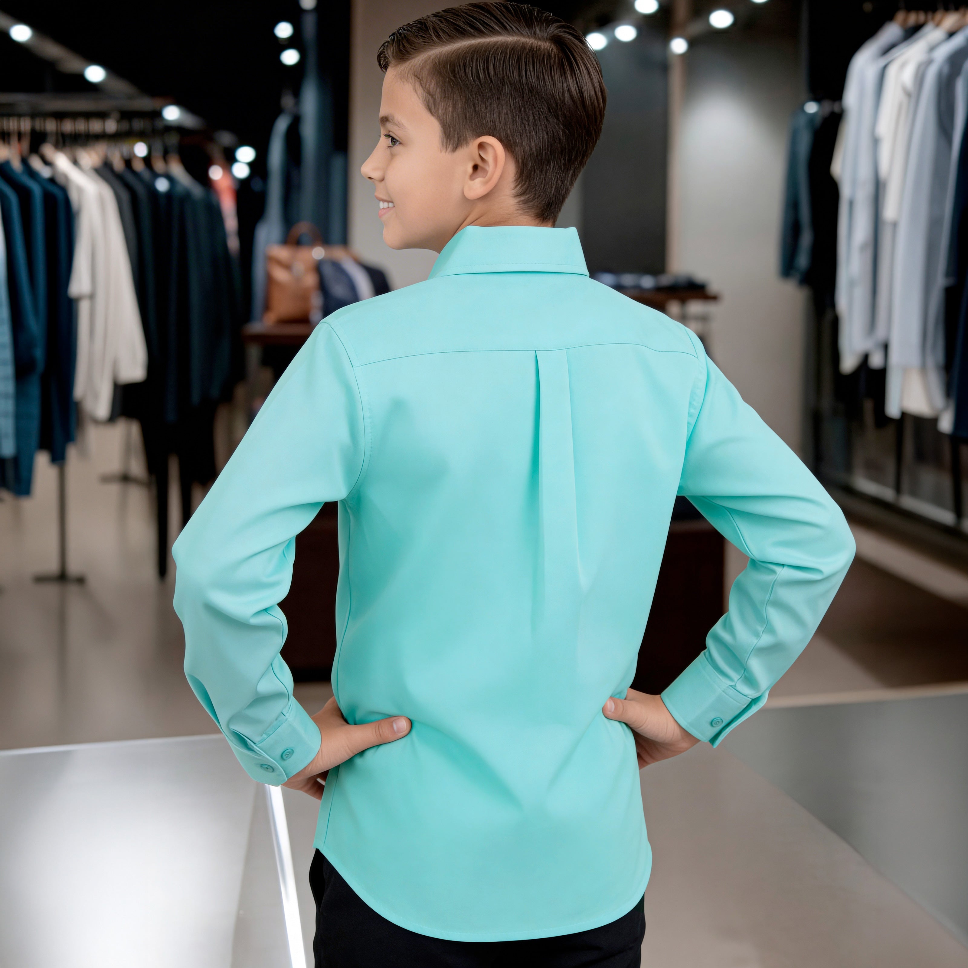 Camisa Manga Larga Menta