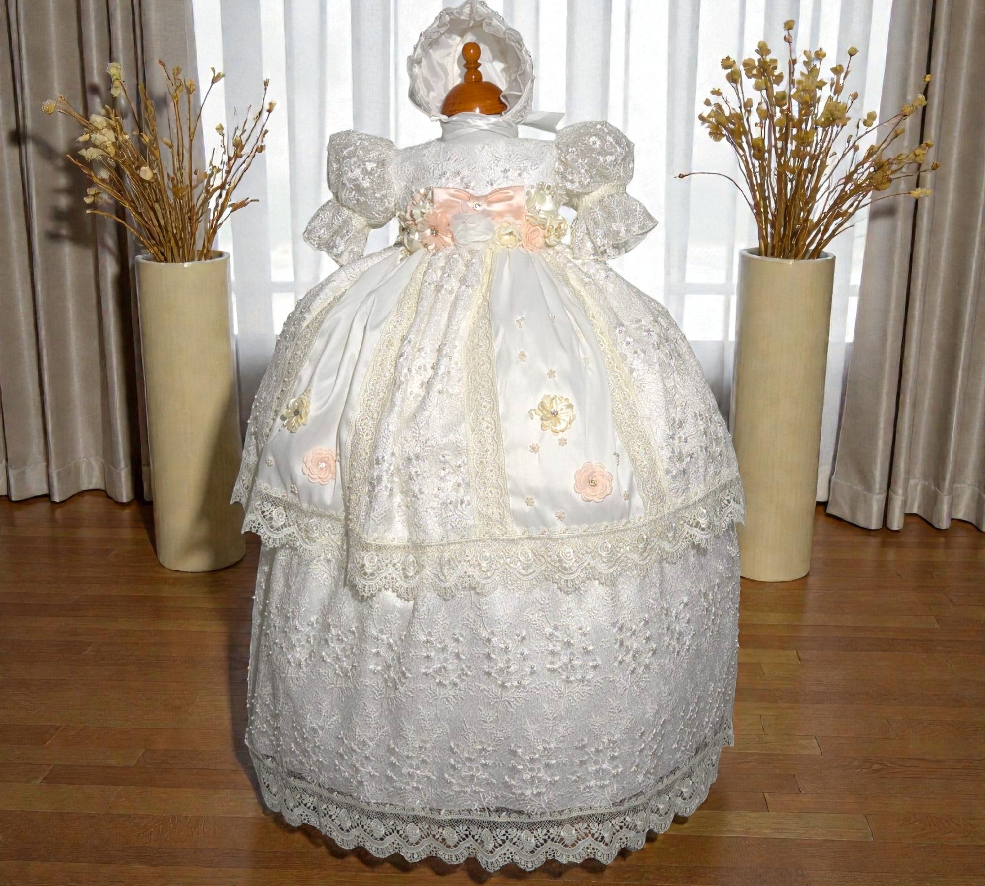 Ropón Niña Desmontable Tiras y Cuadros