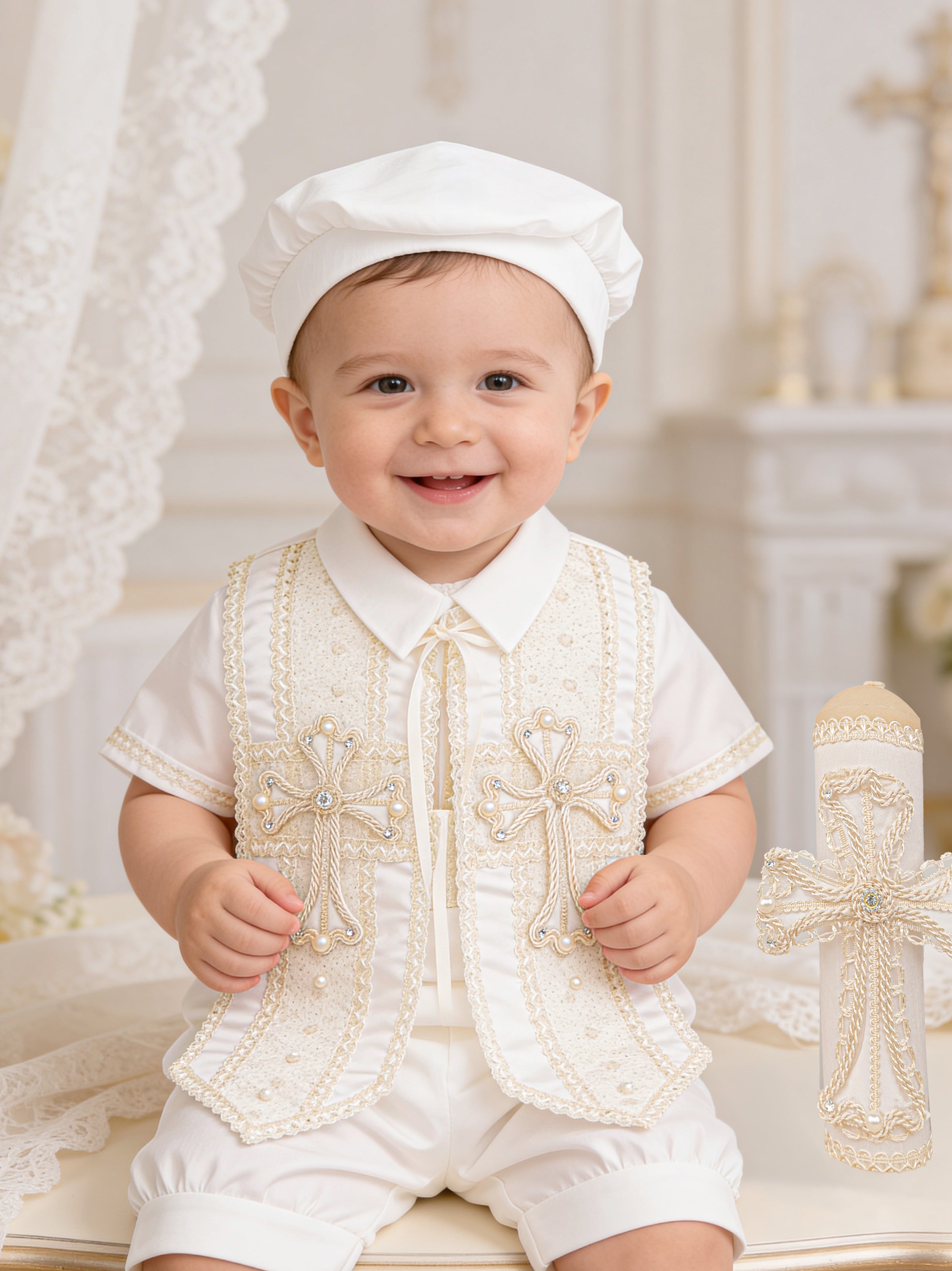 Traje Bautizo Kit Bombacho P17