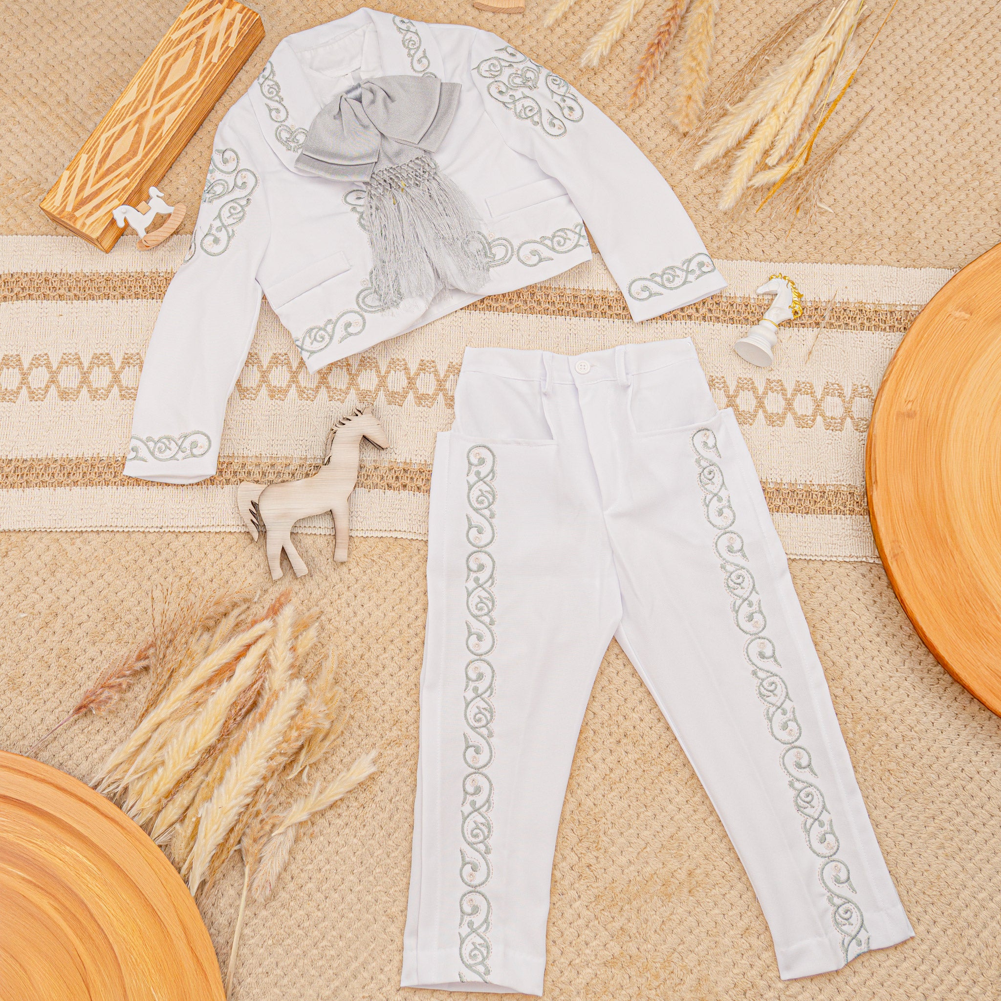 Traje Charro Tafetán con Sombrero