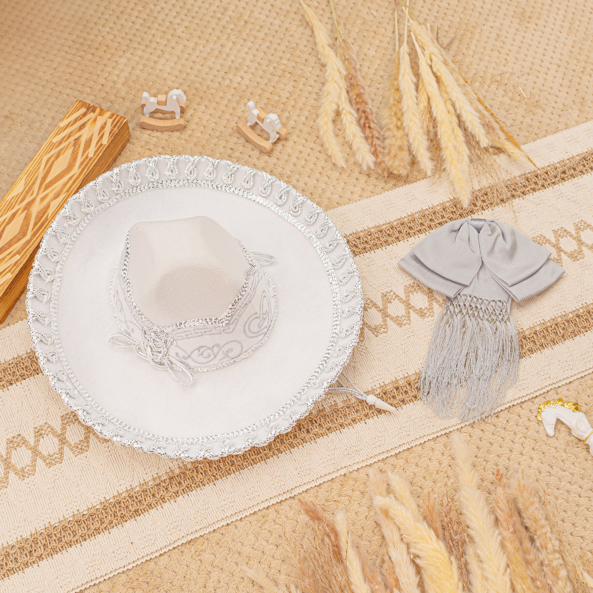 Traje Charro Tafetán con Sombrero