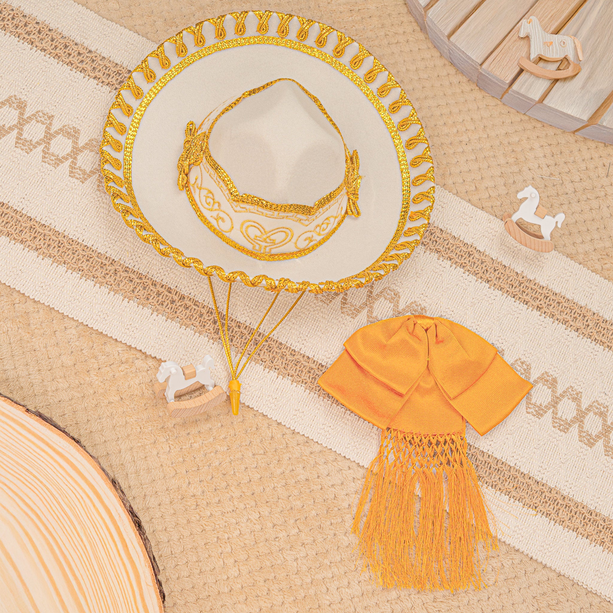 Traje Charro Tafetán con Sombrero