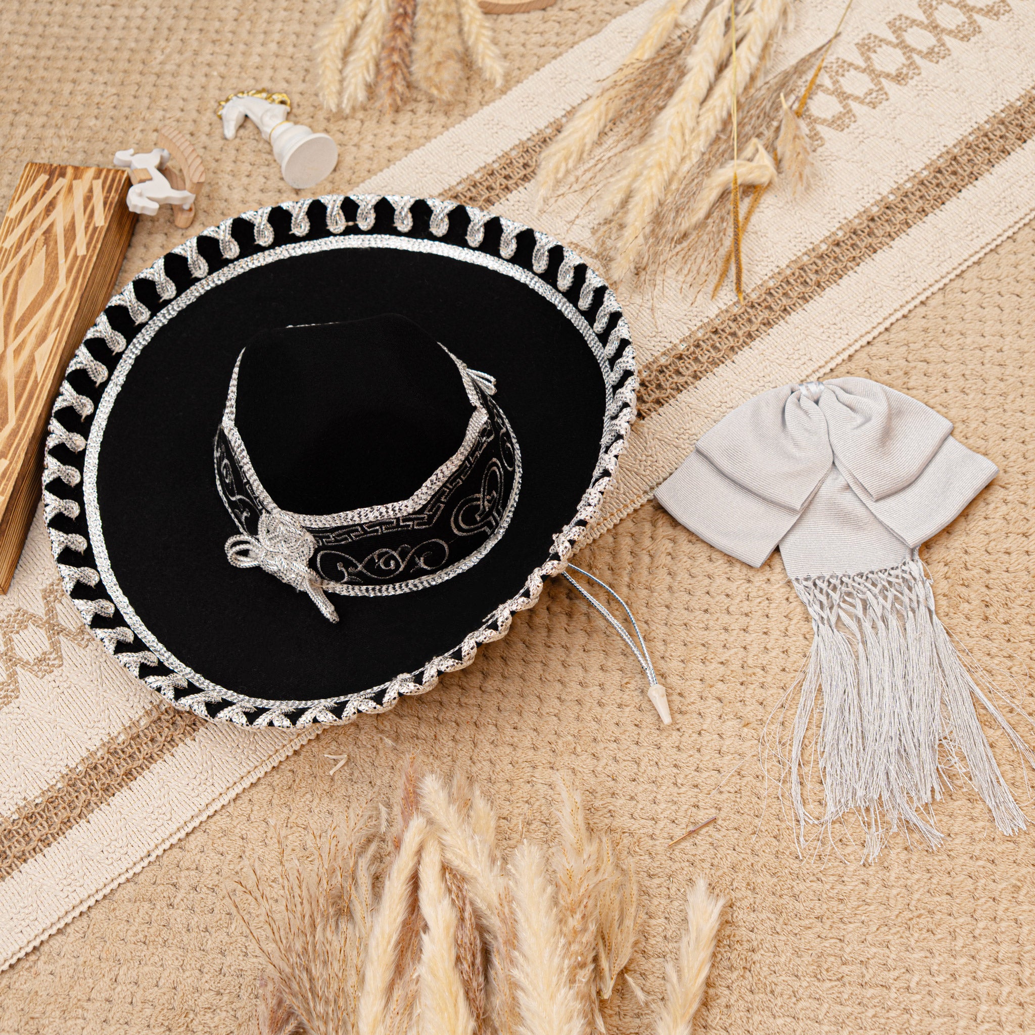 Traje Charro Tafetán con Sombrero