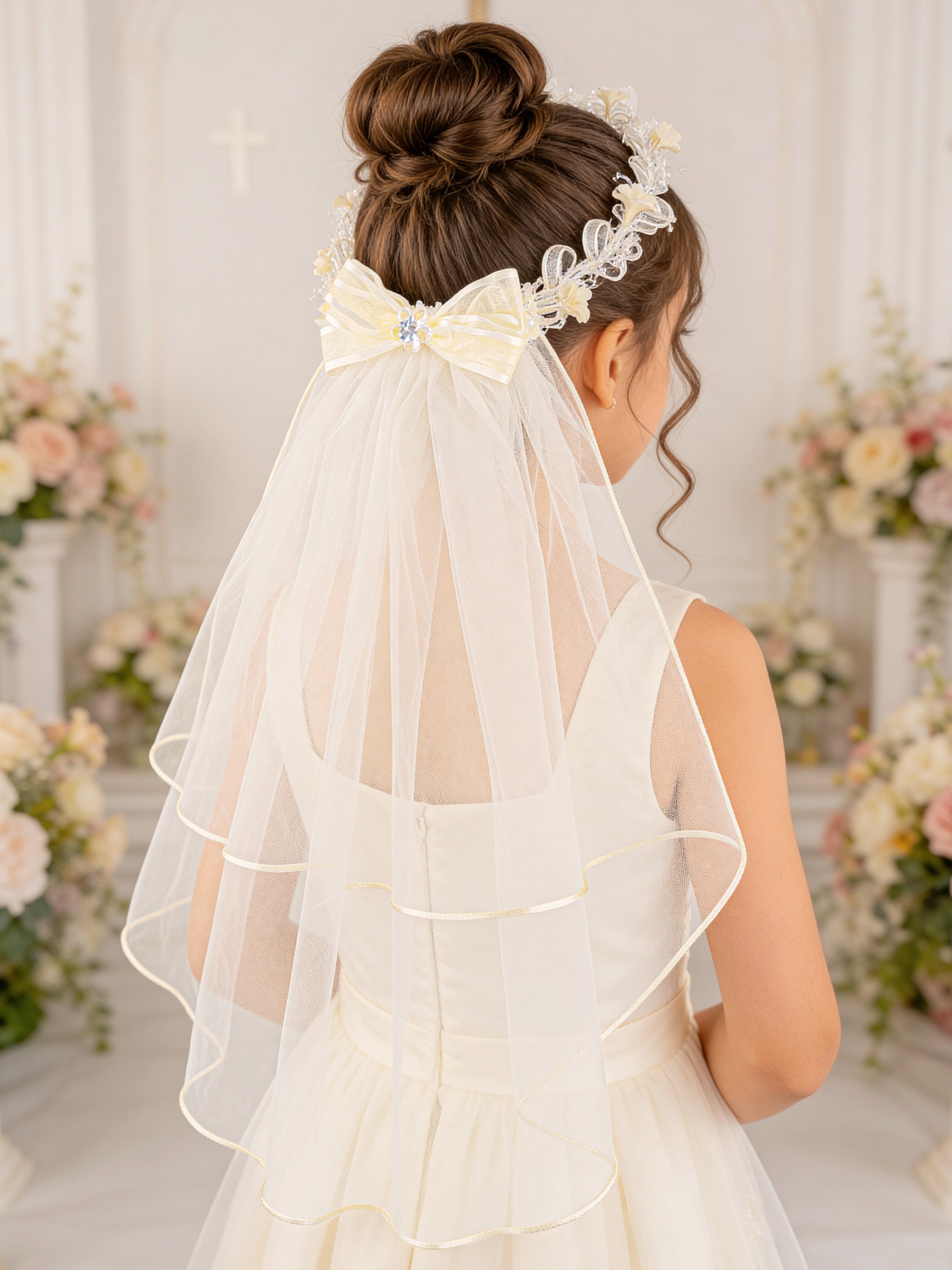 Paquete Premium Vestido Primera Comunión Kristel